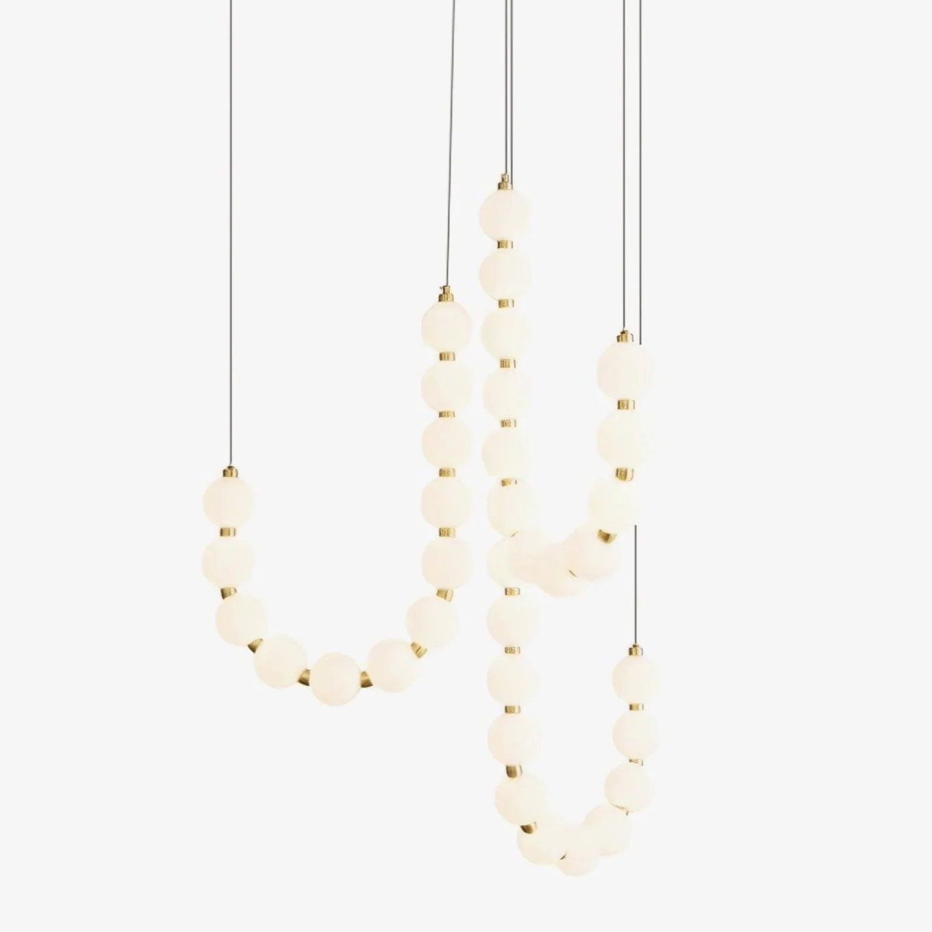 Pearl Modernl Glass Chandelier