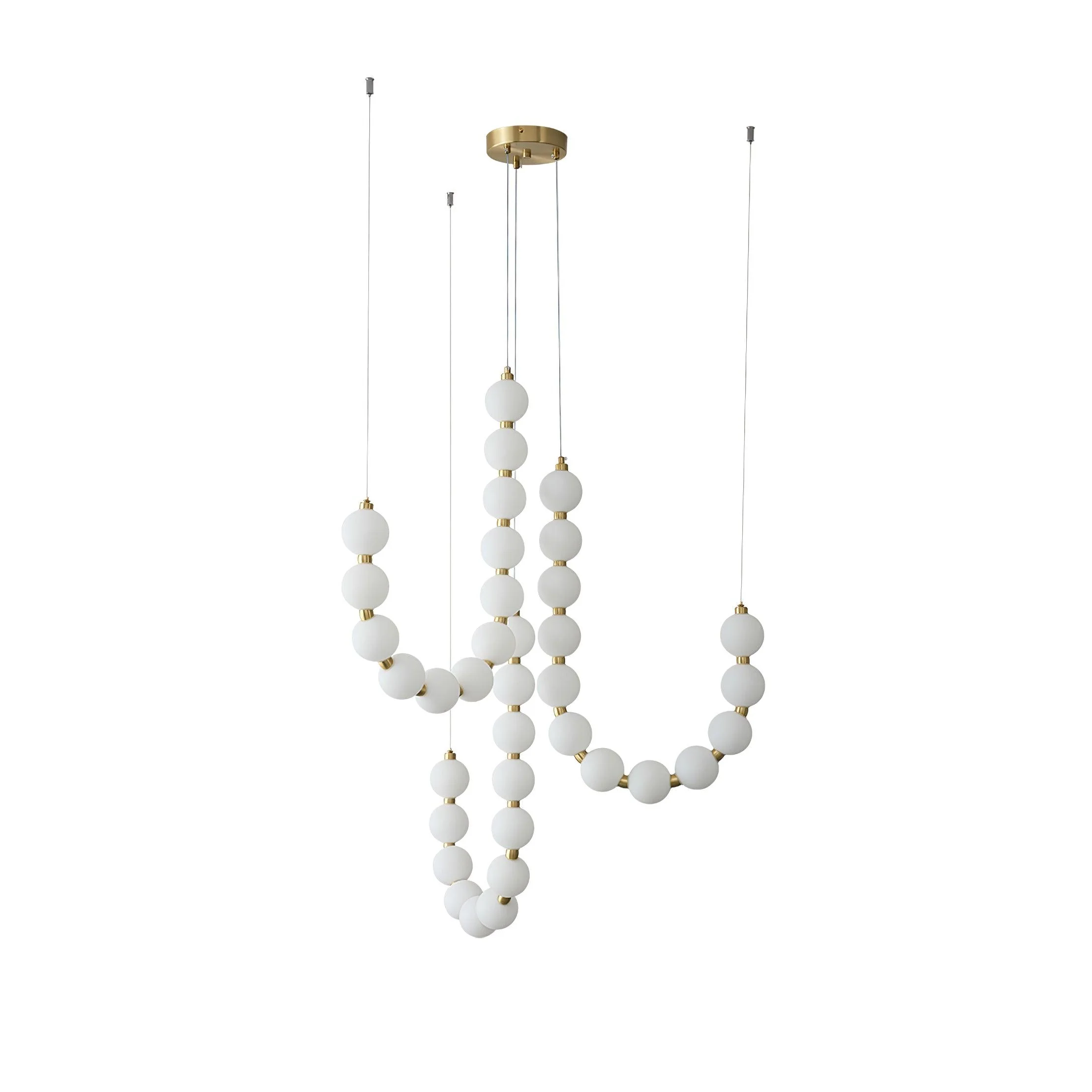 Pearl Modernl Glass Chandelier - Image 13