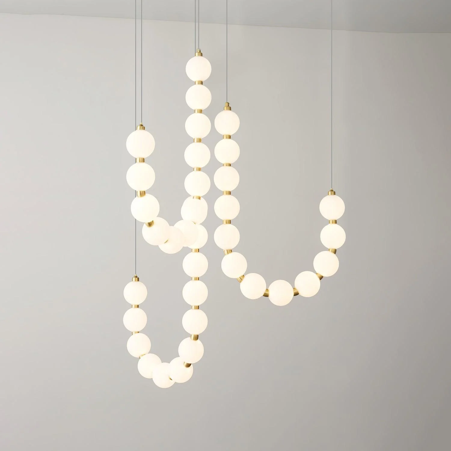Pearl Modernl Glass Chandelier - Image 18