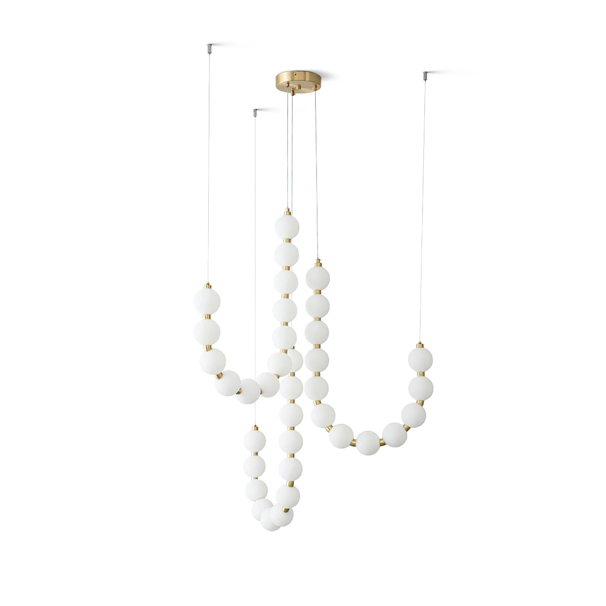 Pearl Modernl Glass Chandelier - Image 26