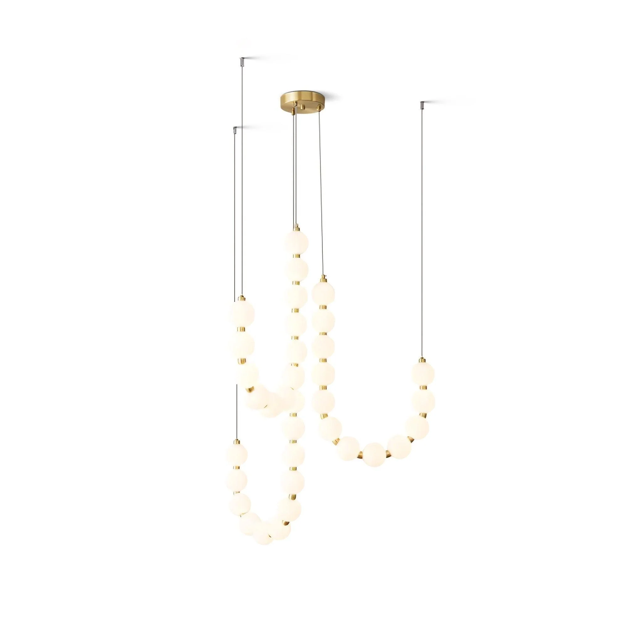 Pearl Modernl Glass Chandelier - Image 31