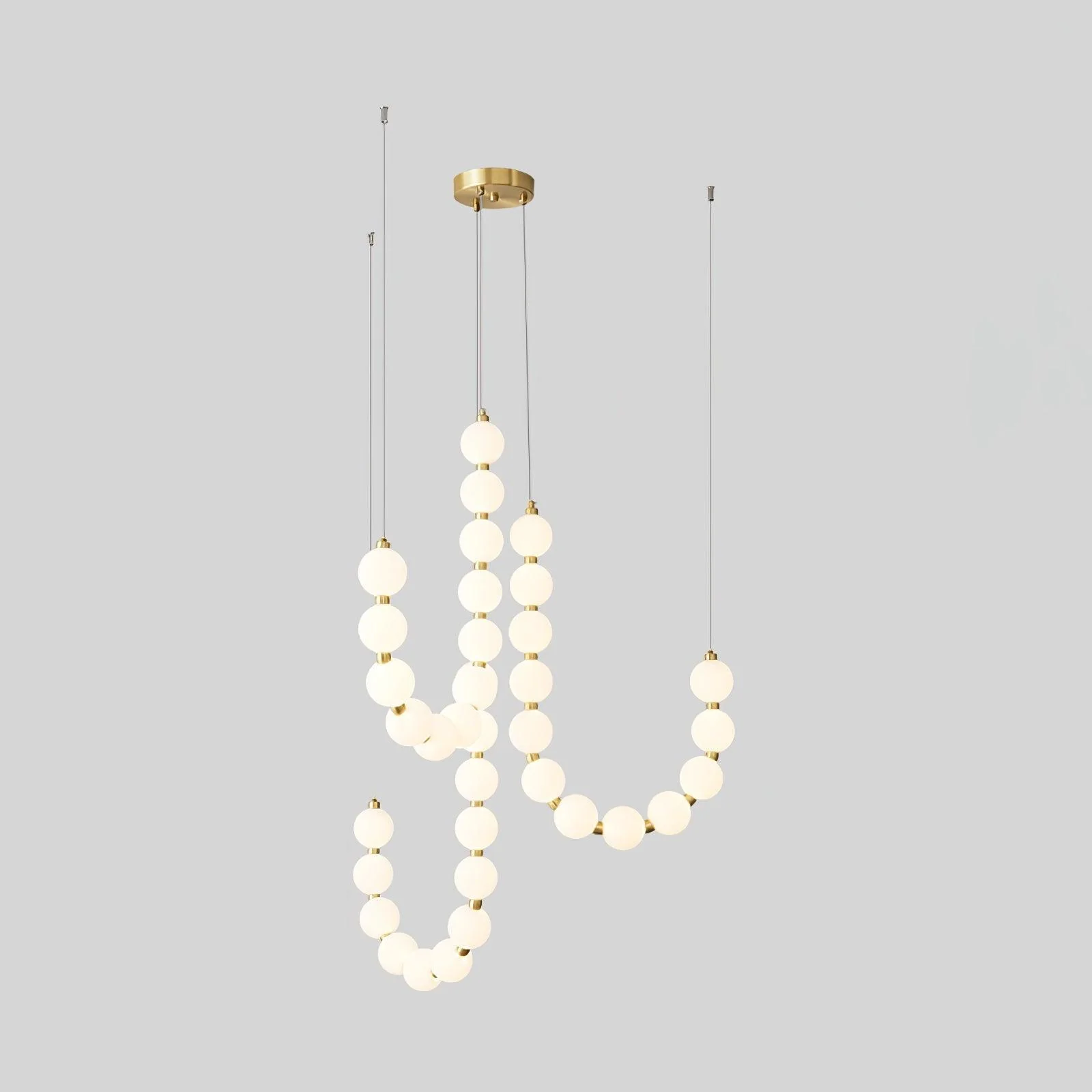 Pearl Modernl Glass Chandelier - Image 33