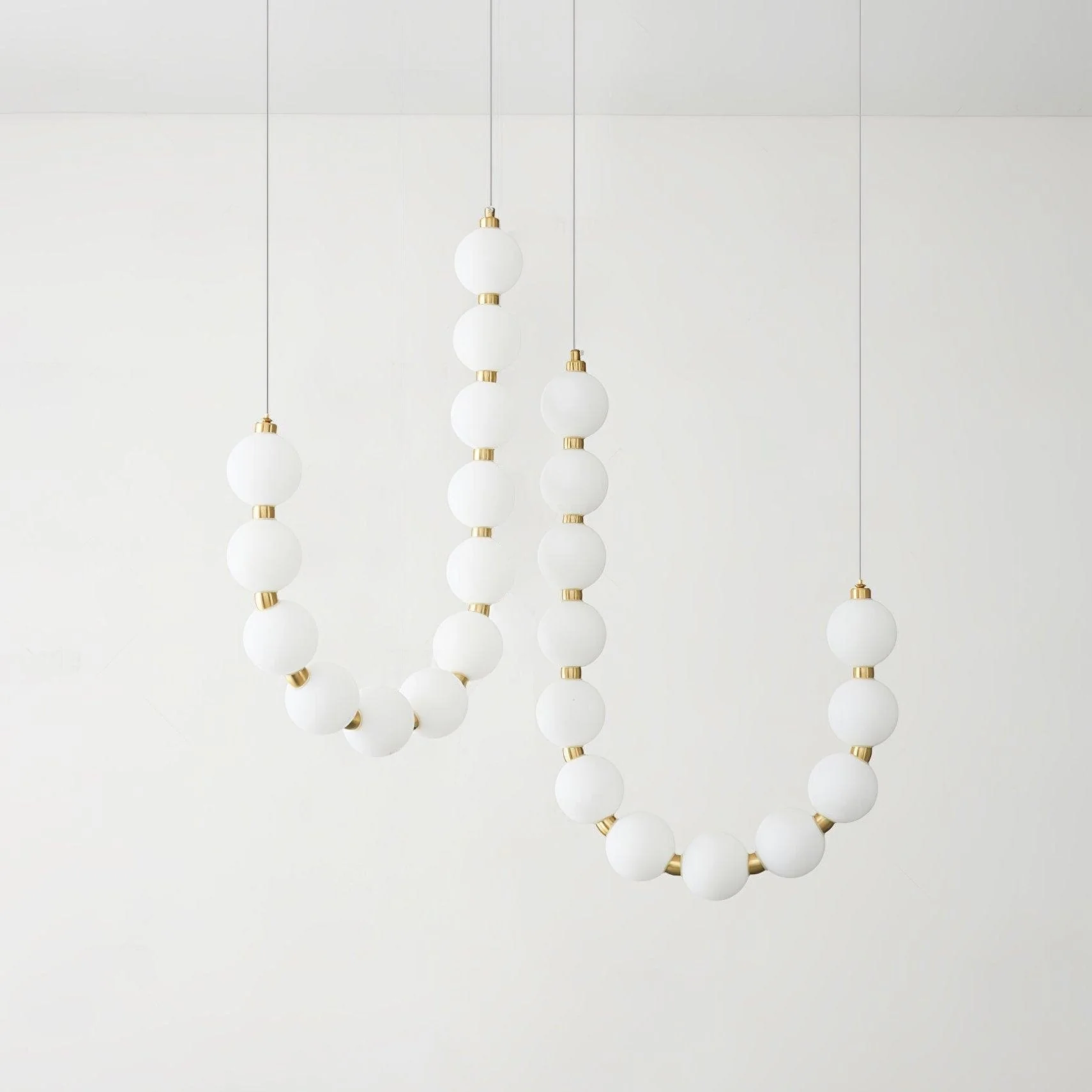 Pearl Modernl Glass Chandelier - Image 44