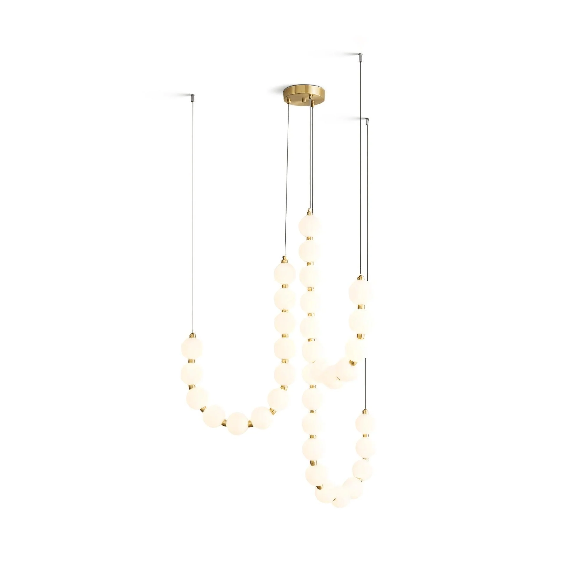 Pearl Modernl Glass Chandelier - Image 46