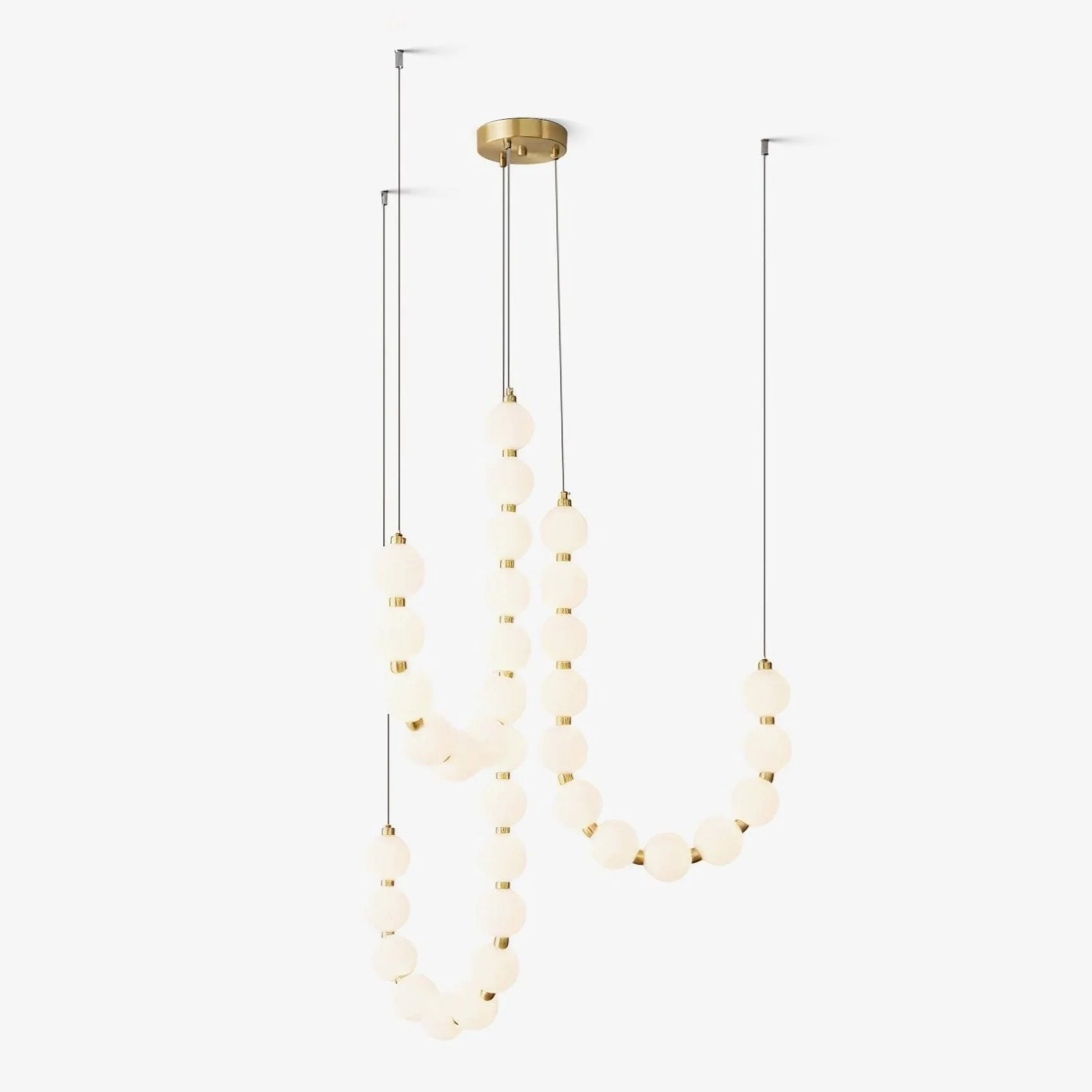 Pearl Modernl Glass Chandelier - Image 47