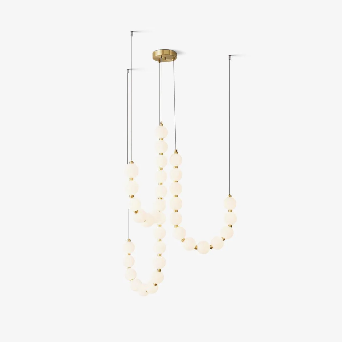 Pearl Modernl Glass Chandelier - Image 48