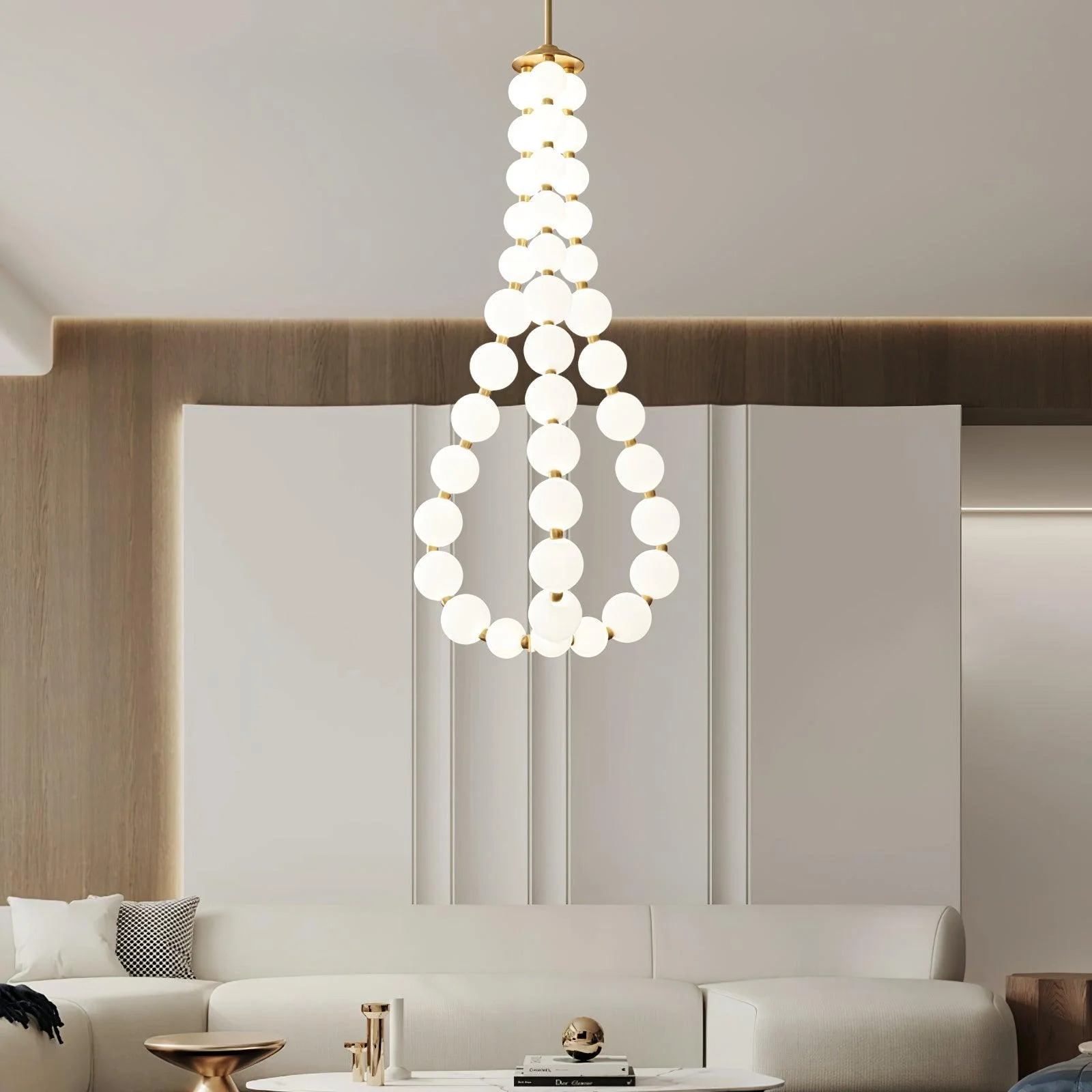 Pearl Modernl Glass Chandelier - Image 52