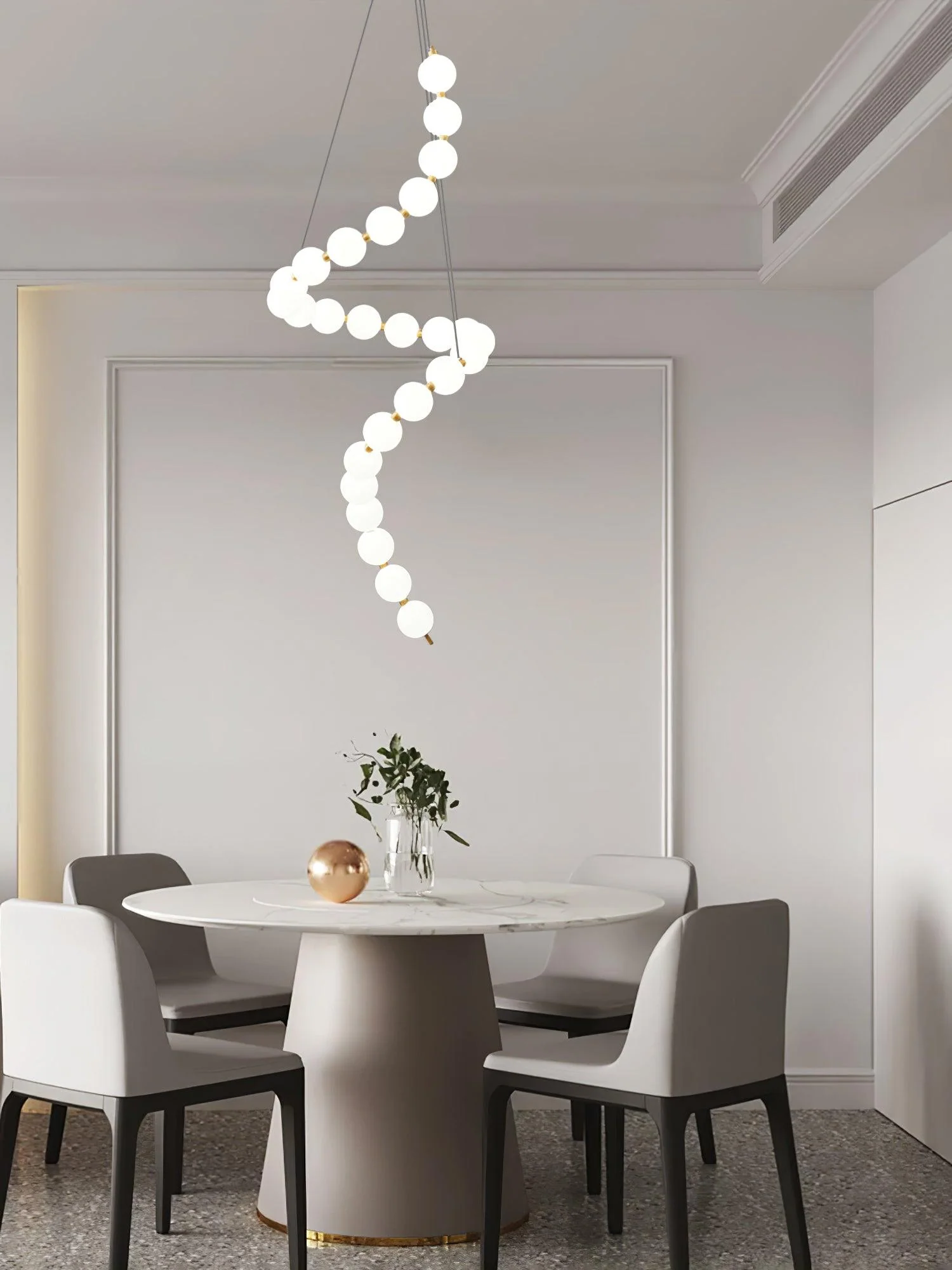 Pearl Modernl Glass Chandelier - Image 62