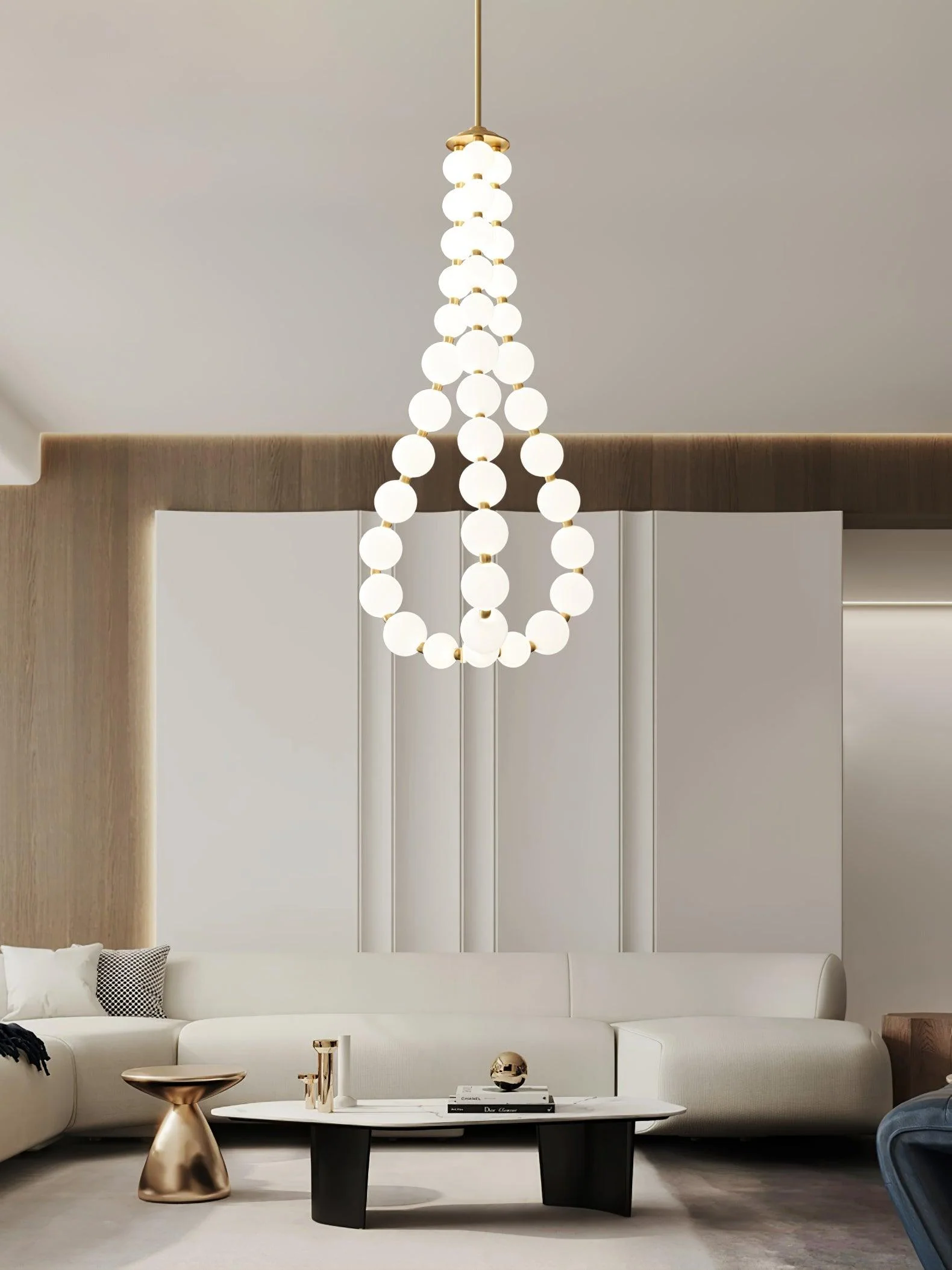 Pearl Modernl Glass Chandelier - Image 66