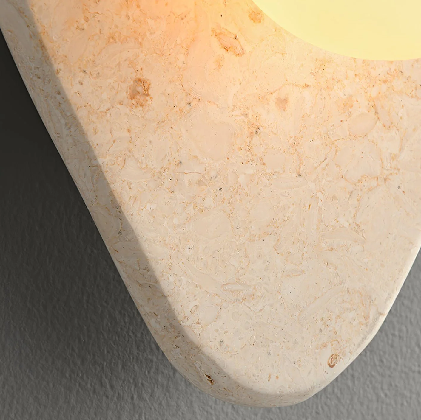 Pebble Rustic Marble Wall Light - Image 8