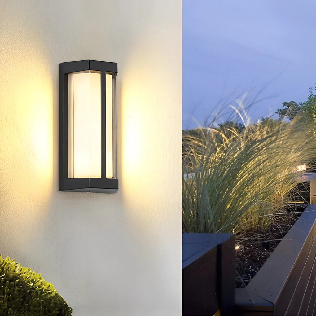 Peggy Double LED Modern Outdoor Wall Lights - Image 4