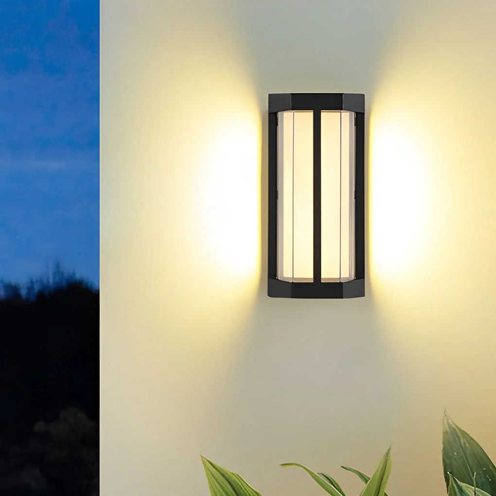 Peggy Double LED Modern Outdoor Wall Lights - Image 9