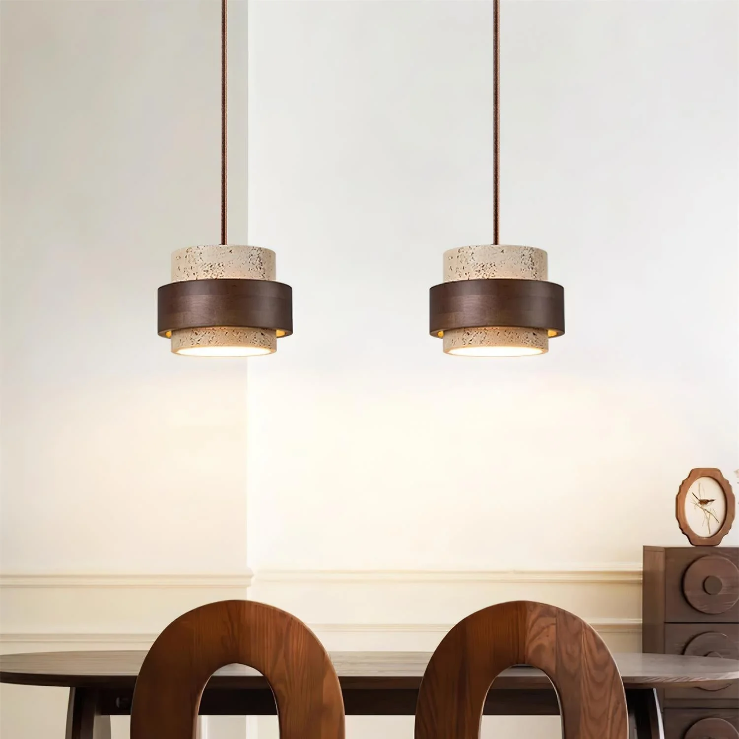 Perra Pendant Light Travertine - Image 15