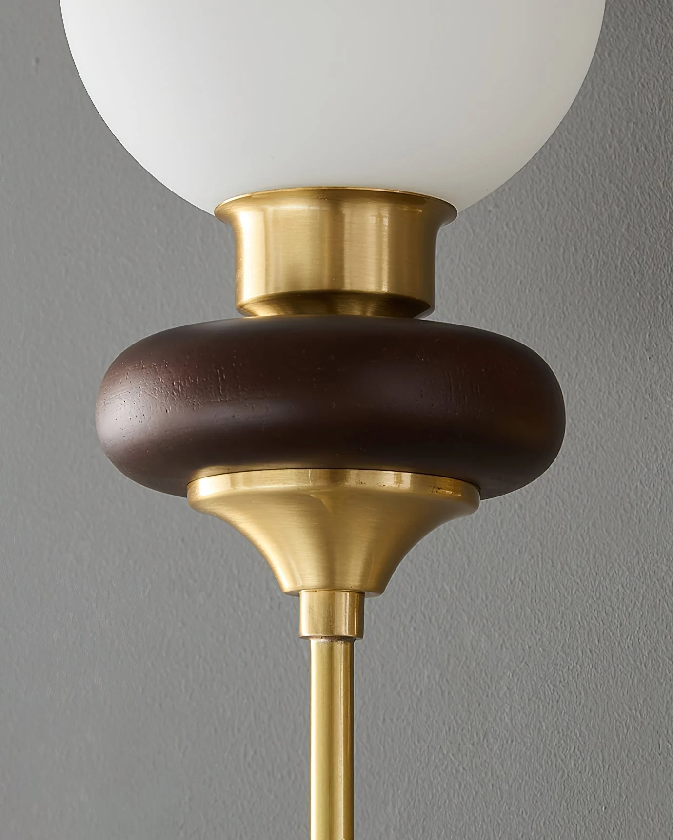 Perry Wall Lamp Premium Nordic Art Walnut Glass - Image 12