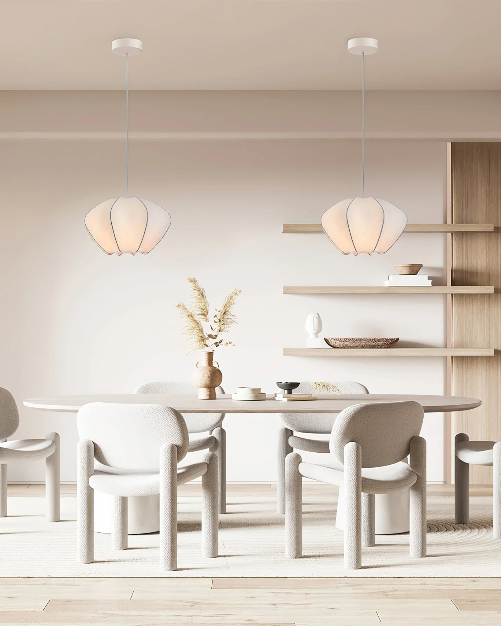 Petalat Silk Elegant Pendant Lamp - Image 11