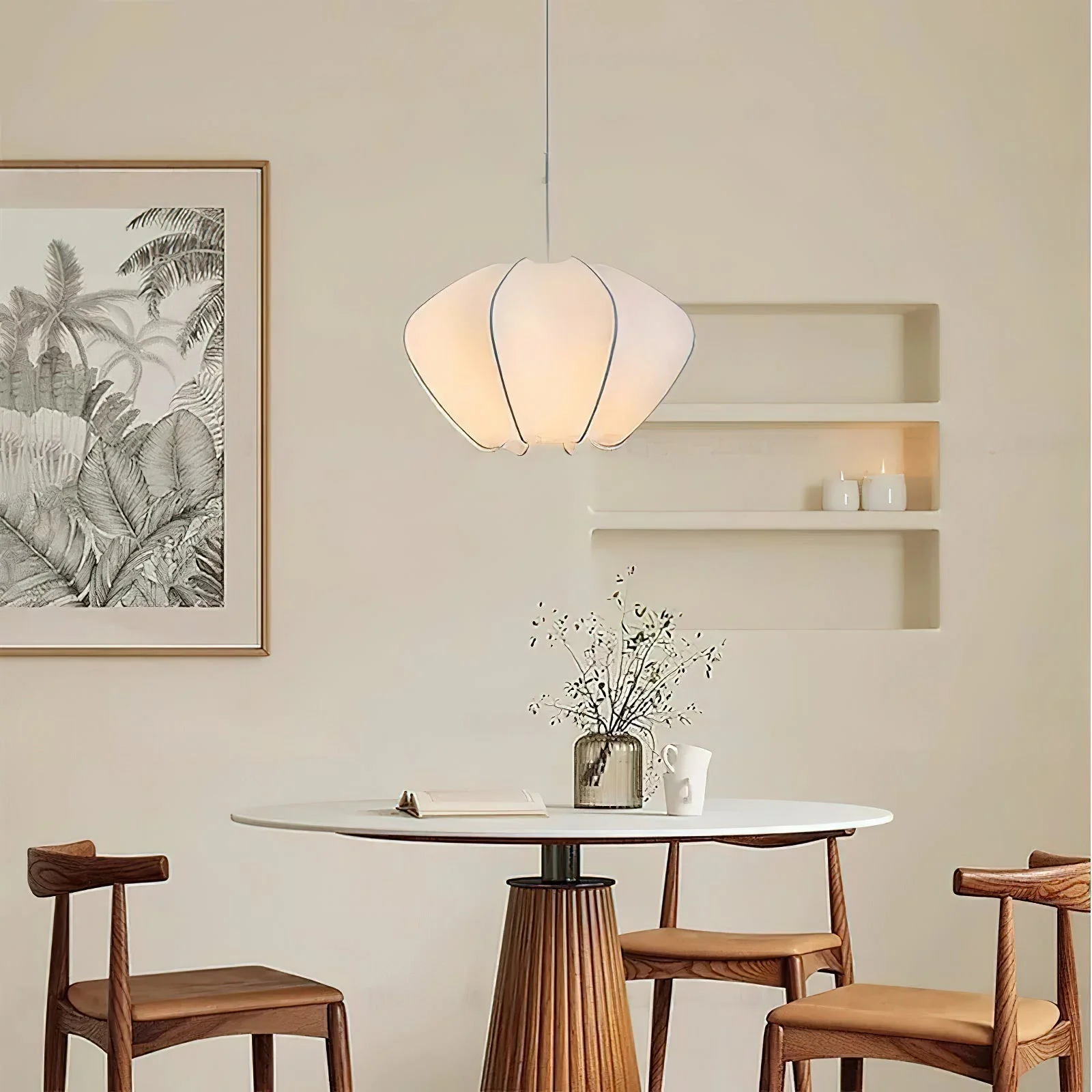 Petalat Silk Elegant Pendant Lamp - Image 9