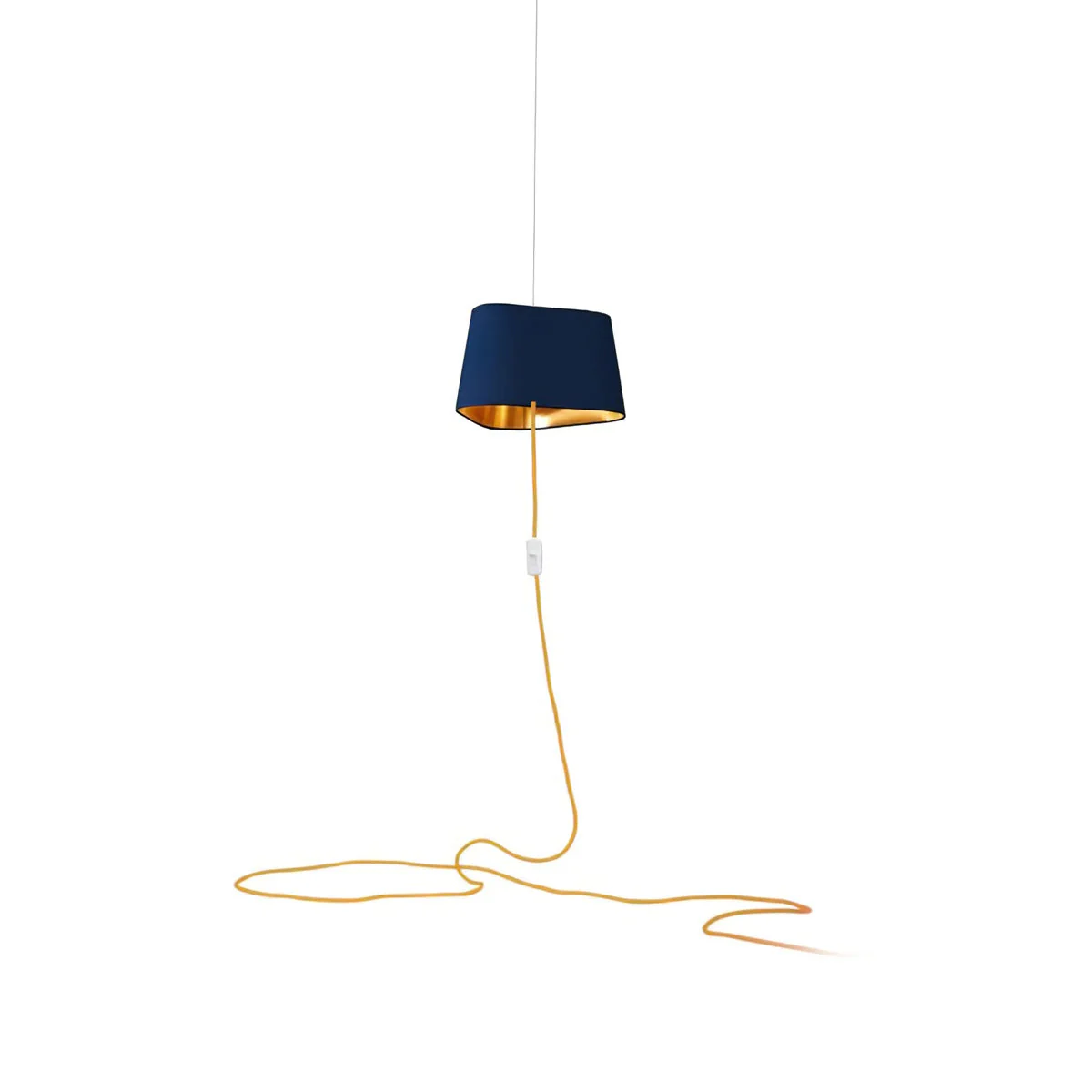 Petit Contemporary Fabric Chandelier - Image 26