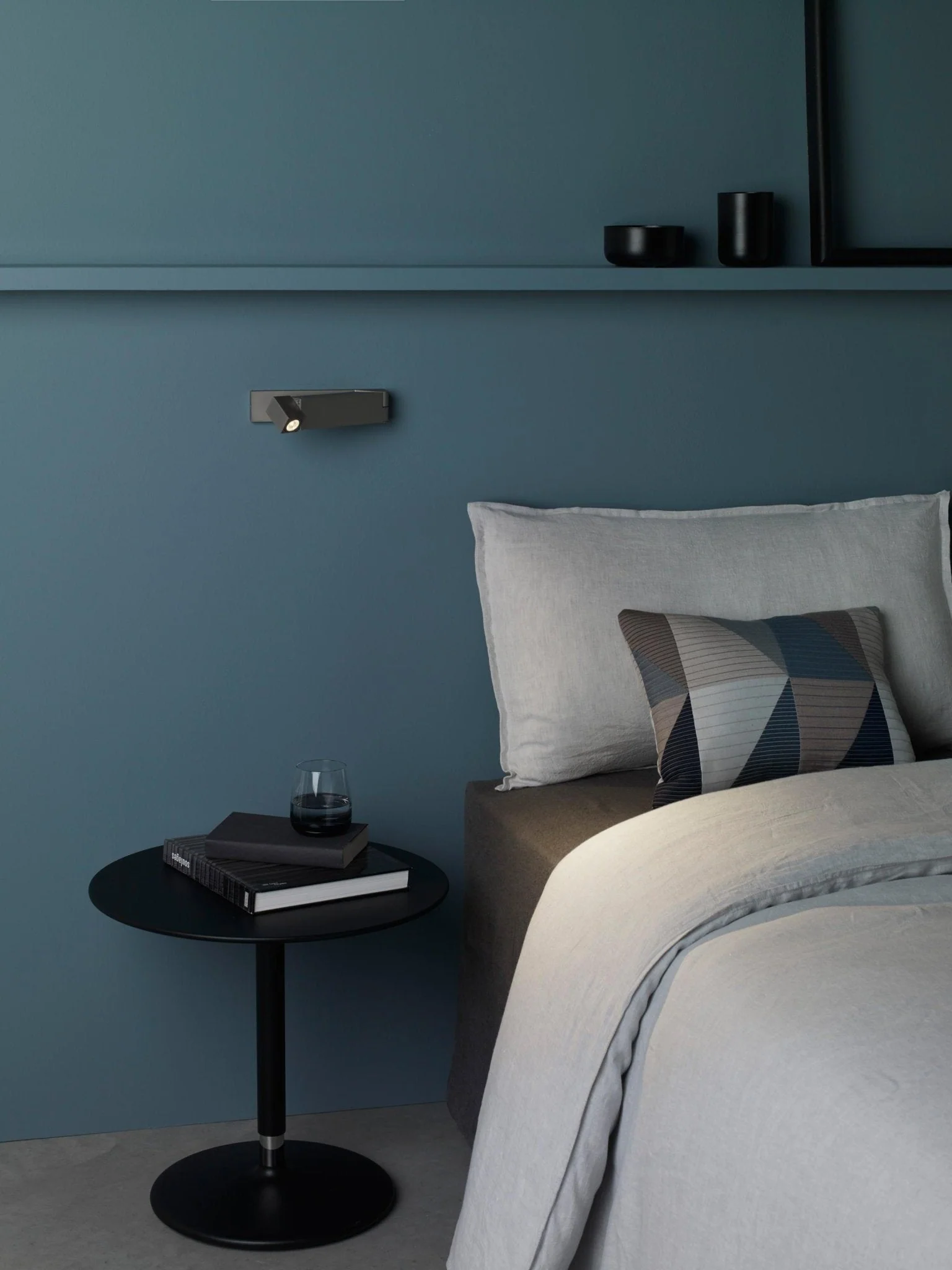 Phase LED Modern Minimalist Bedside Bedroom Wall Light - Image 7