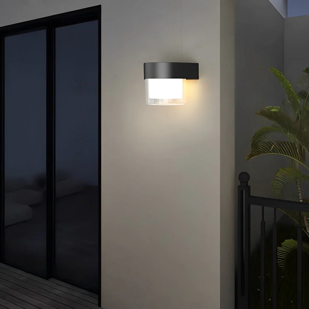 Philipa Square LED Minimalist Outdoor Wall Lights - Image 4