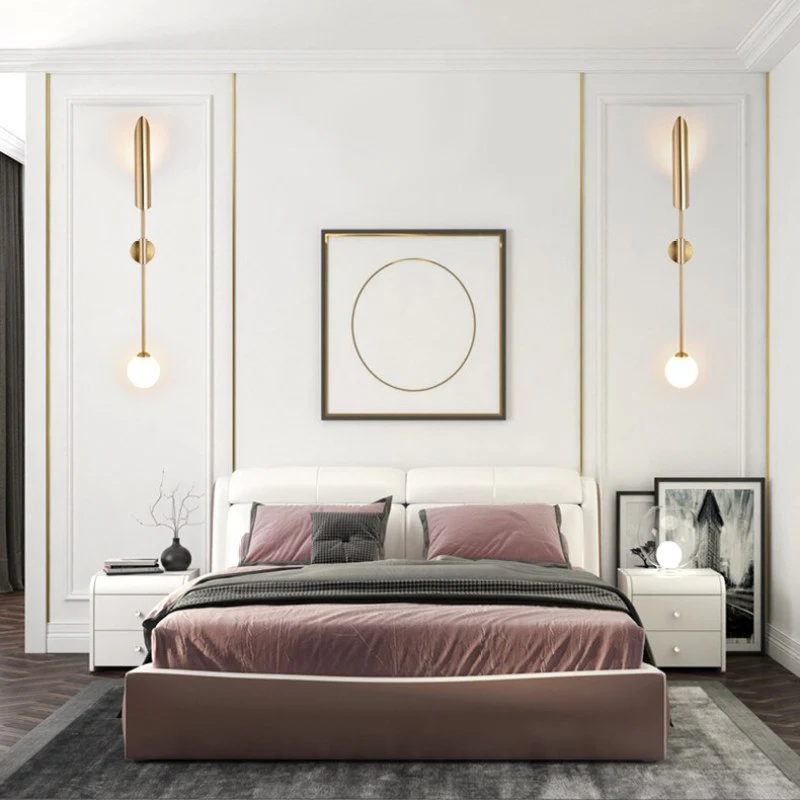 Phira Luxury Double-head Golden Scabbard Wall Lamp - Image 6