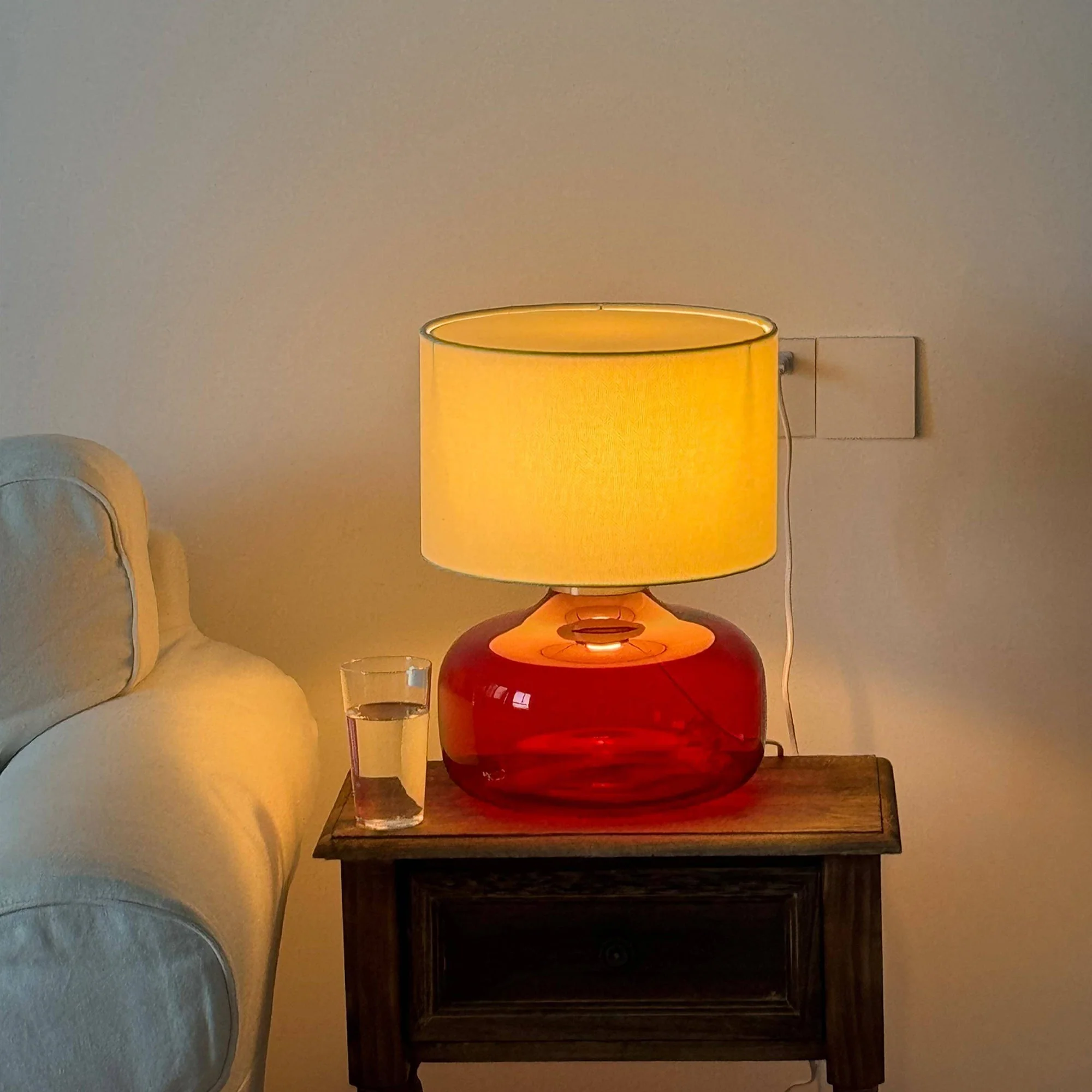 Pillowfort Modern Glass Table Lamp - Image 2