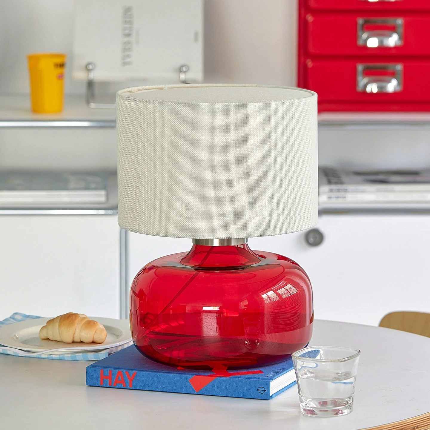 Pillowfort Modern Glass Table Lamp - Image 3