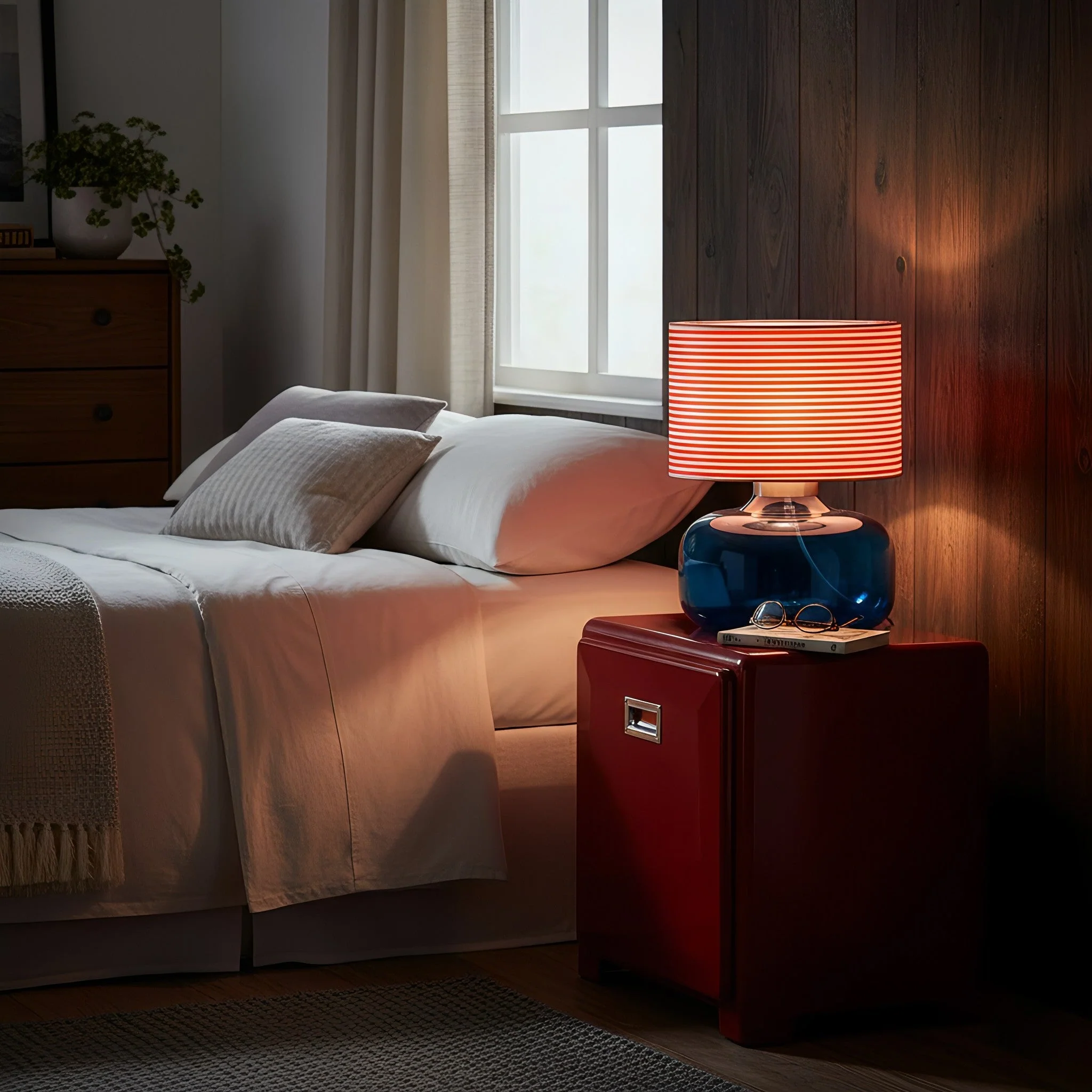 Pillowfort Modern Glass Table Lamp - Image 6