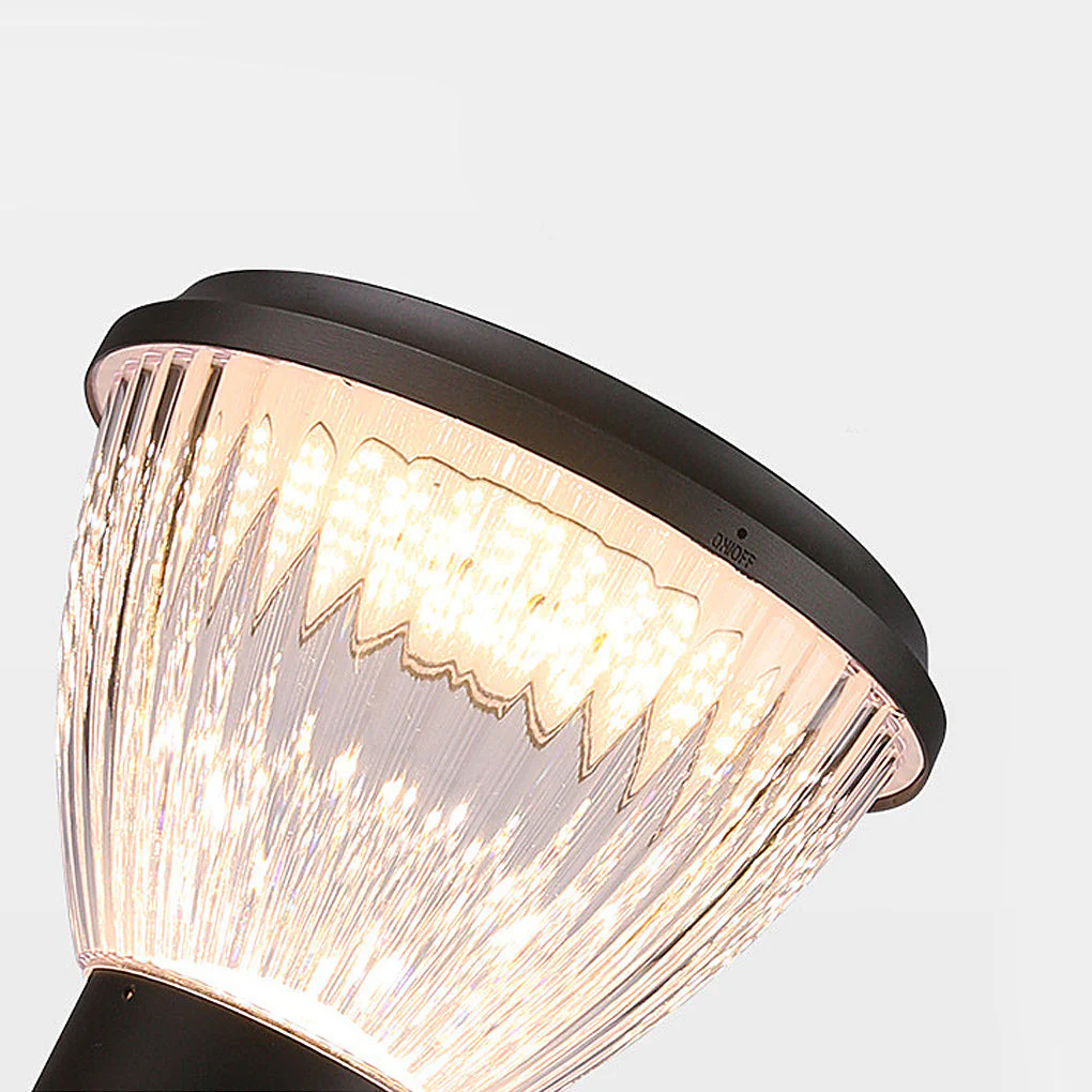 Plans Round LED Modern Outdoor Post Caps Pillar Light - Image 2