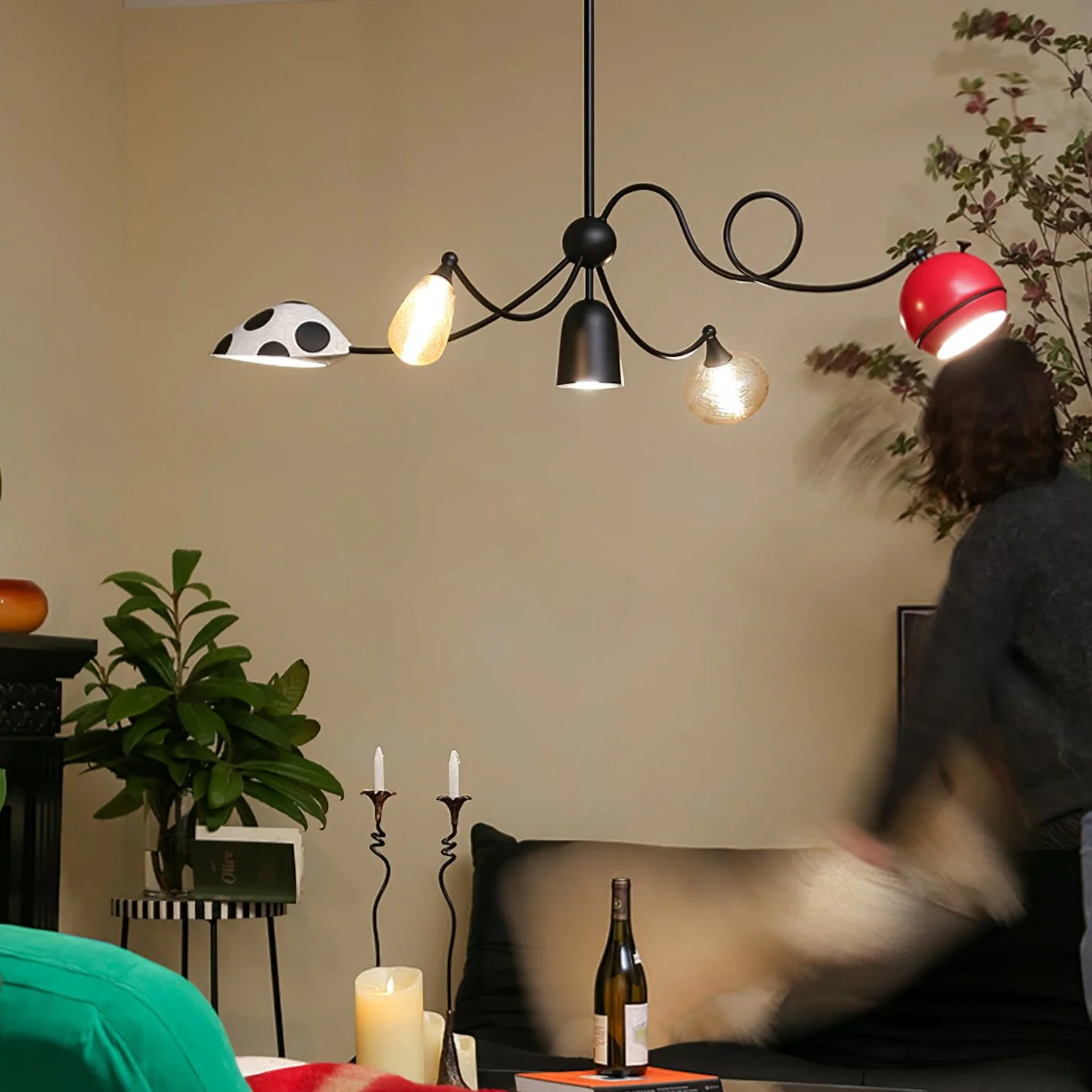 PlayfulGlass Modular Glass Pendant Light - Image 4