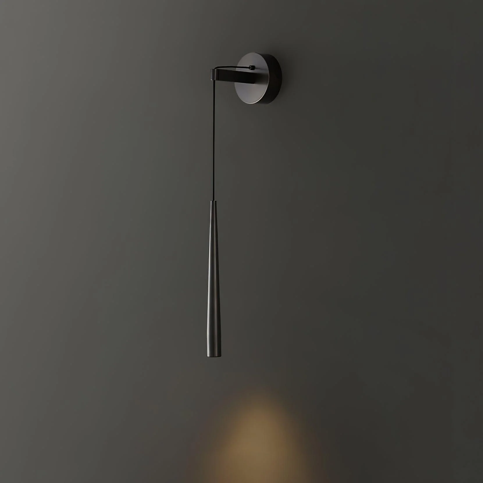 Plex Modern Minimalist Conical Crystal Wall Lamp - Image 29