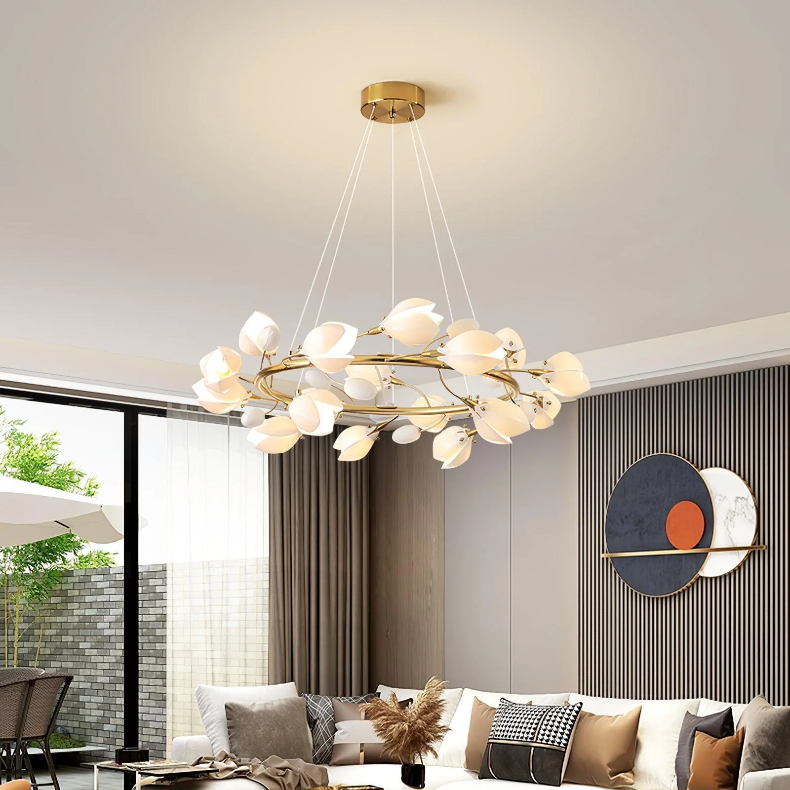 Porcelain Premium Elegance Ceramic Chandelier - Image 16