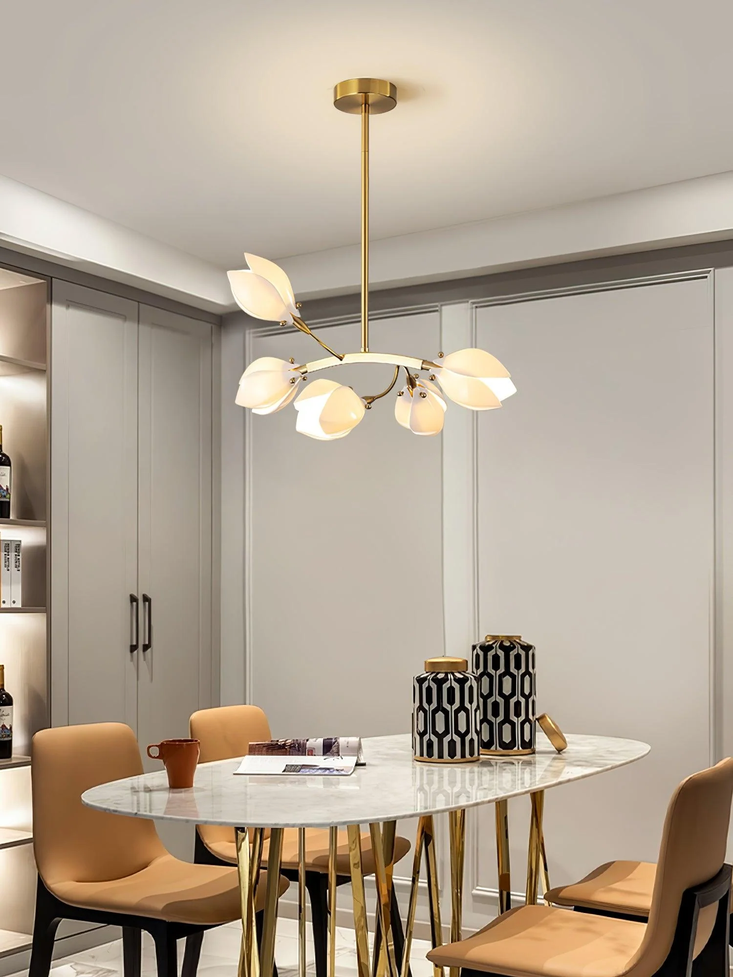 Porcelain Premium Elegance Ceramic Chandelier - Image 5
