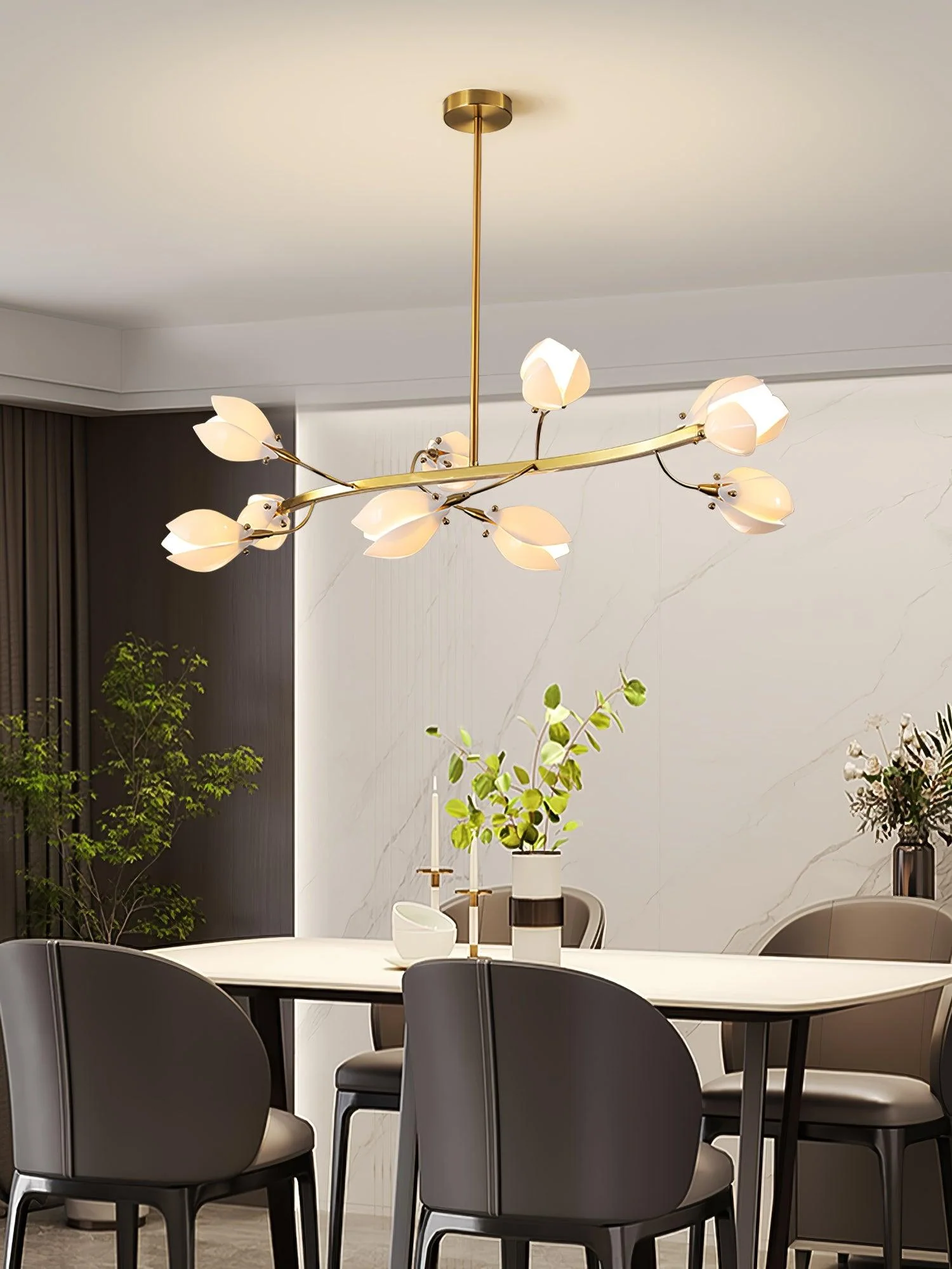 Porcelain Premium Elegance Ceramic Chandelier - Image 6