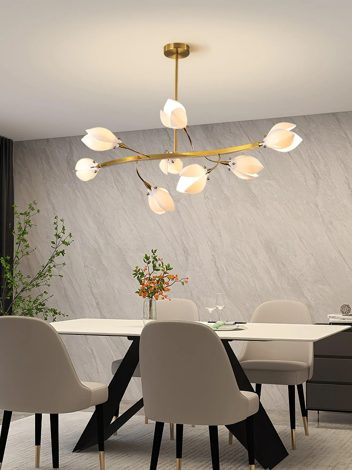 Porcelain Premium Elegance Ceramic Chandelier - Image 7