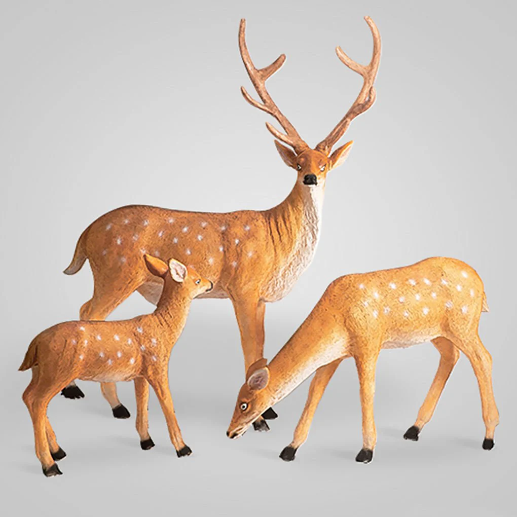 Prosperous Landscape Animal Resin Outdoor Lawn Lights - Image 11