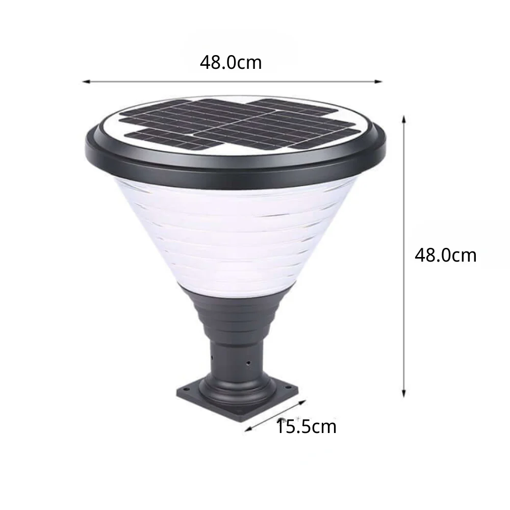 Prospery Round Pier Outdoor Post Light - Image 7
