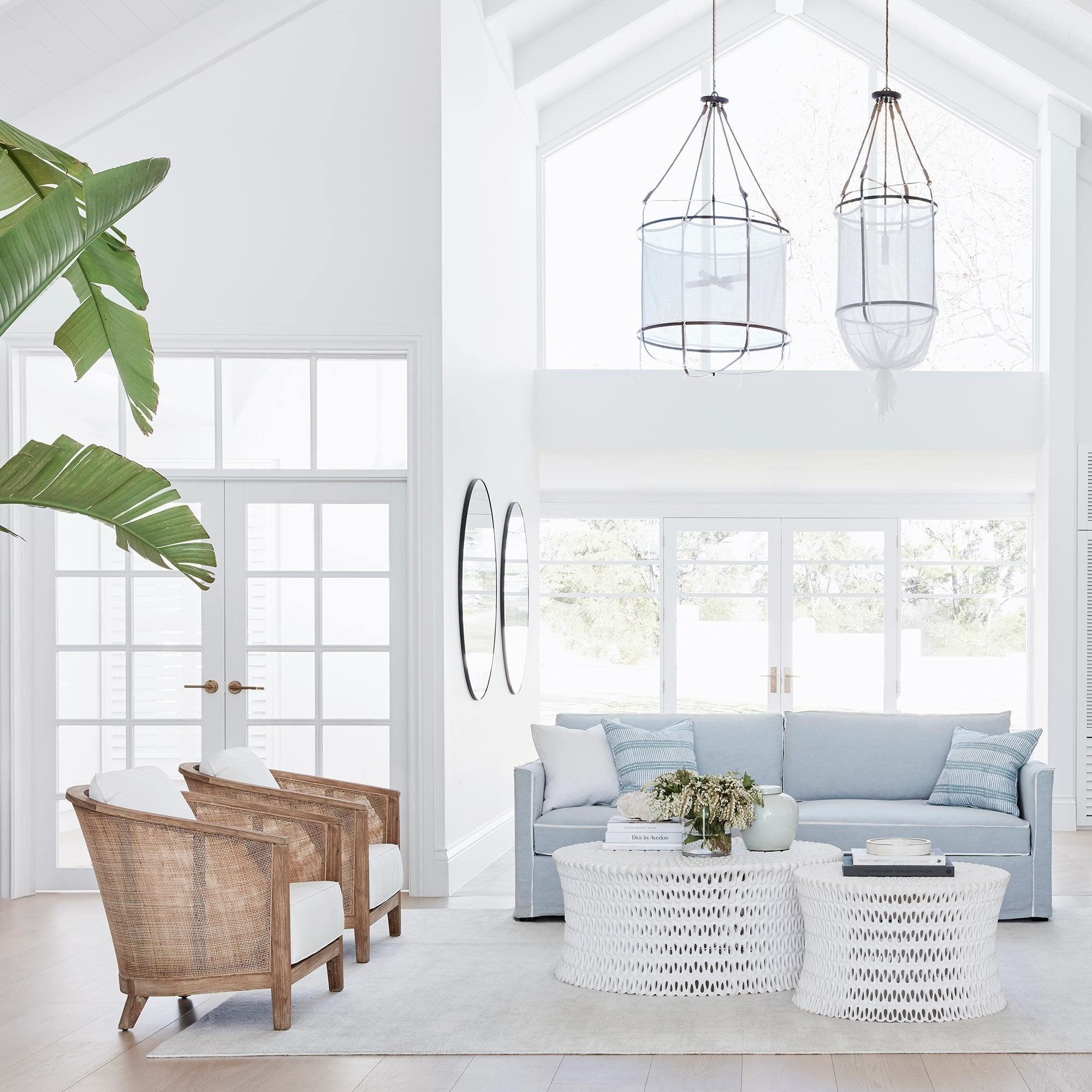 Provence Modern Linen Fabric Pendant Light - Image 8