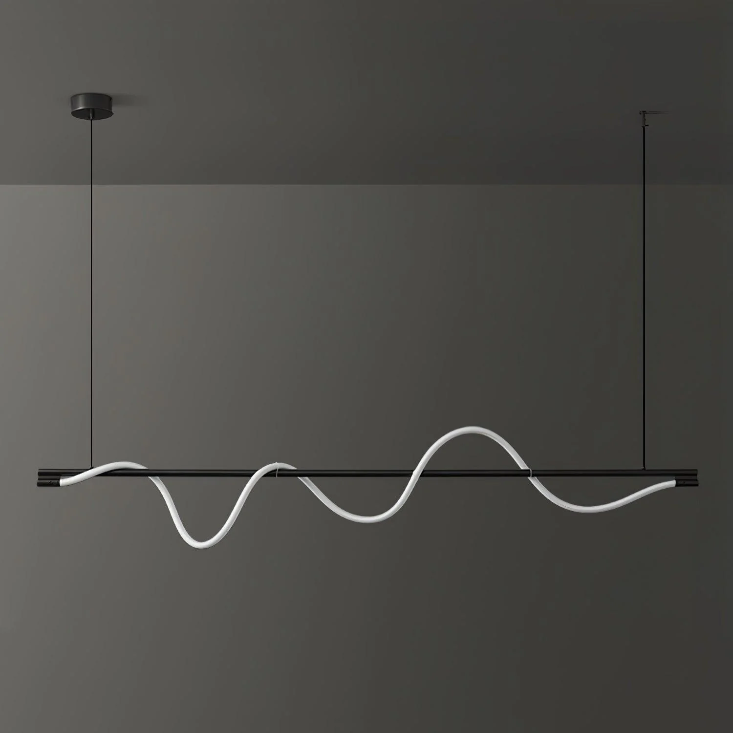 Pulse Minimalist Brass Pendant Lamp - Image 15