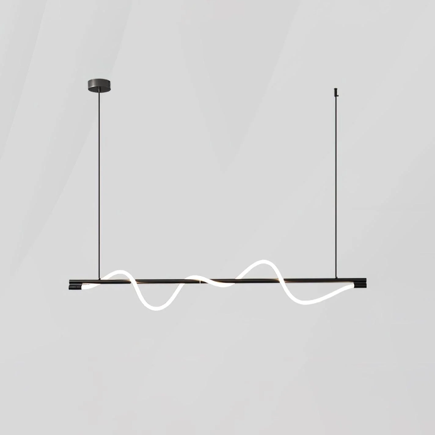 Pulse Minimalist Brass Pendant Lamp - Image 20
