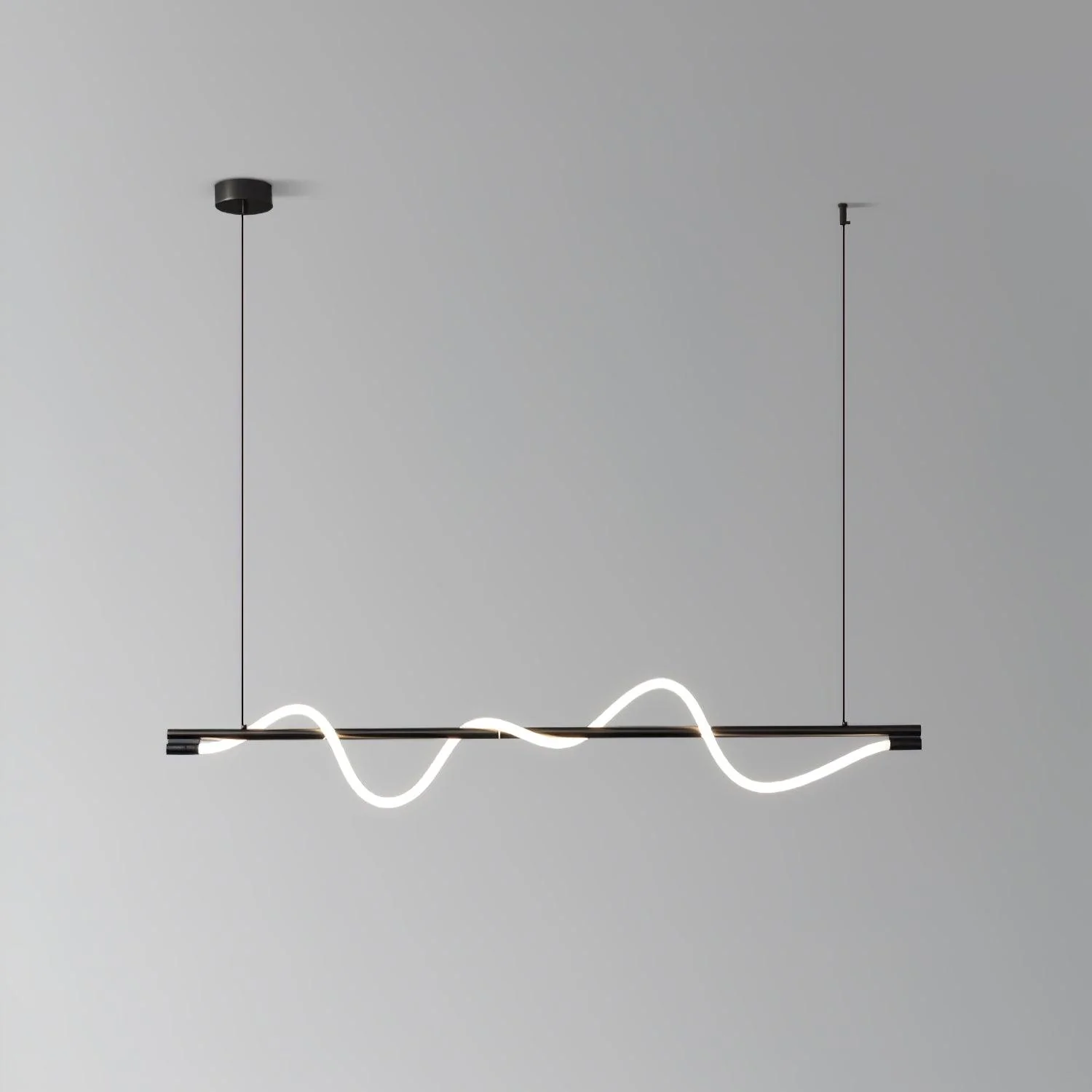 Pulse Minimalist Brass Pendant Lamp - Image 21