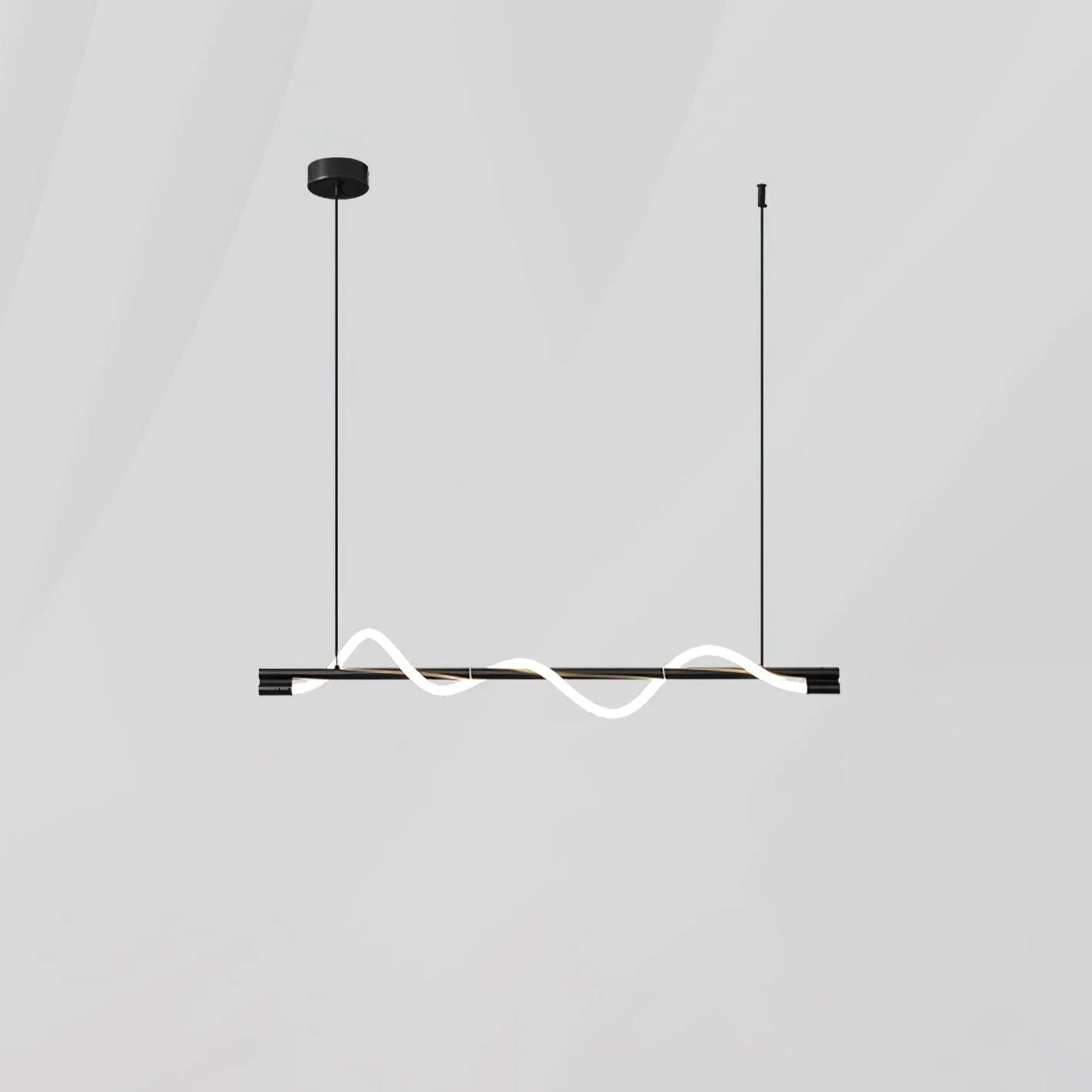 Pulse Minimalist Brass Pendant Lamp - Image 24