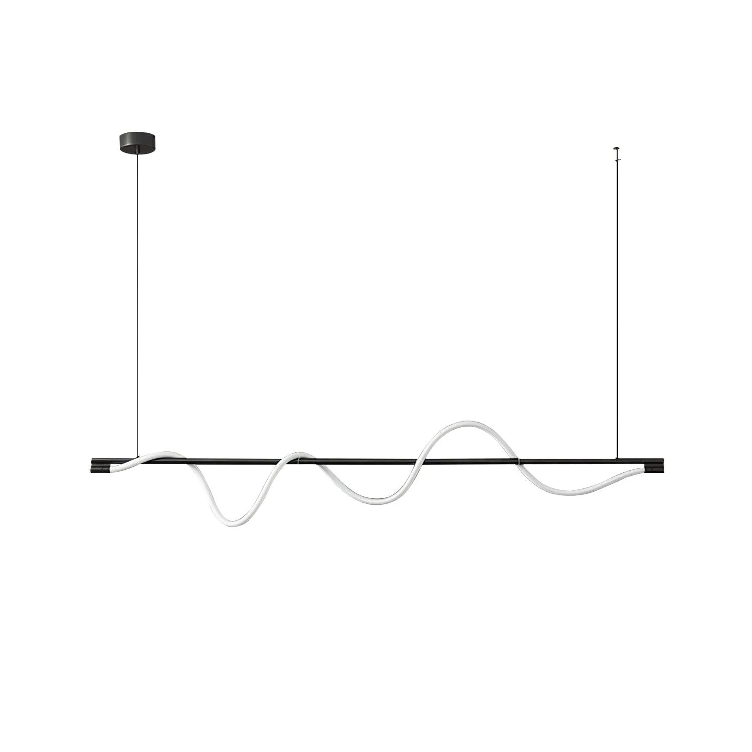 Pulse Minimalist Brass Pendant Lamp - Image 33