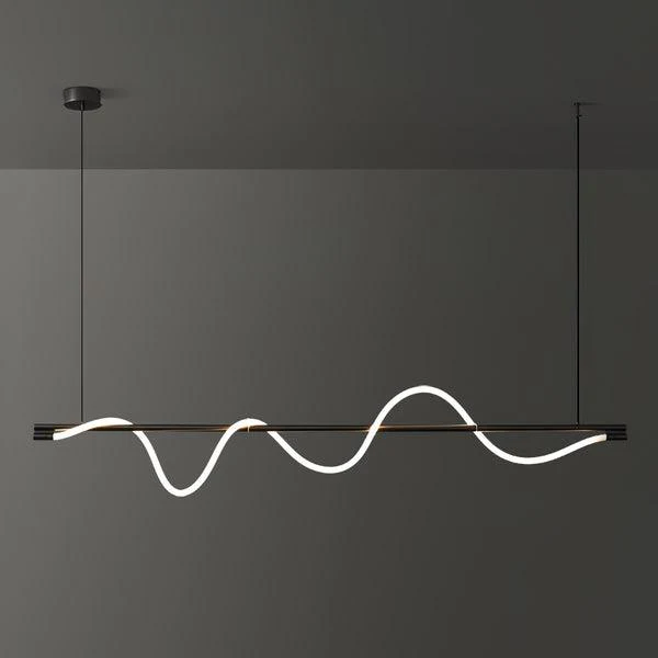 Pulse Minimalist Brass Pendant Lamp - Image 35