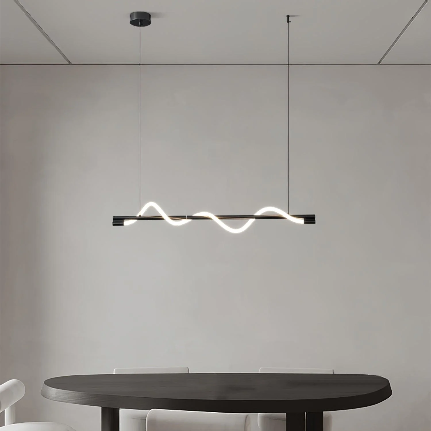 Pulse Minimalist Brass Pendant Lamp - Image 45