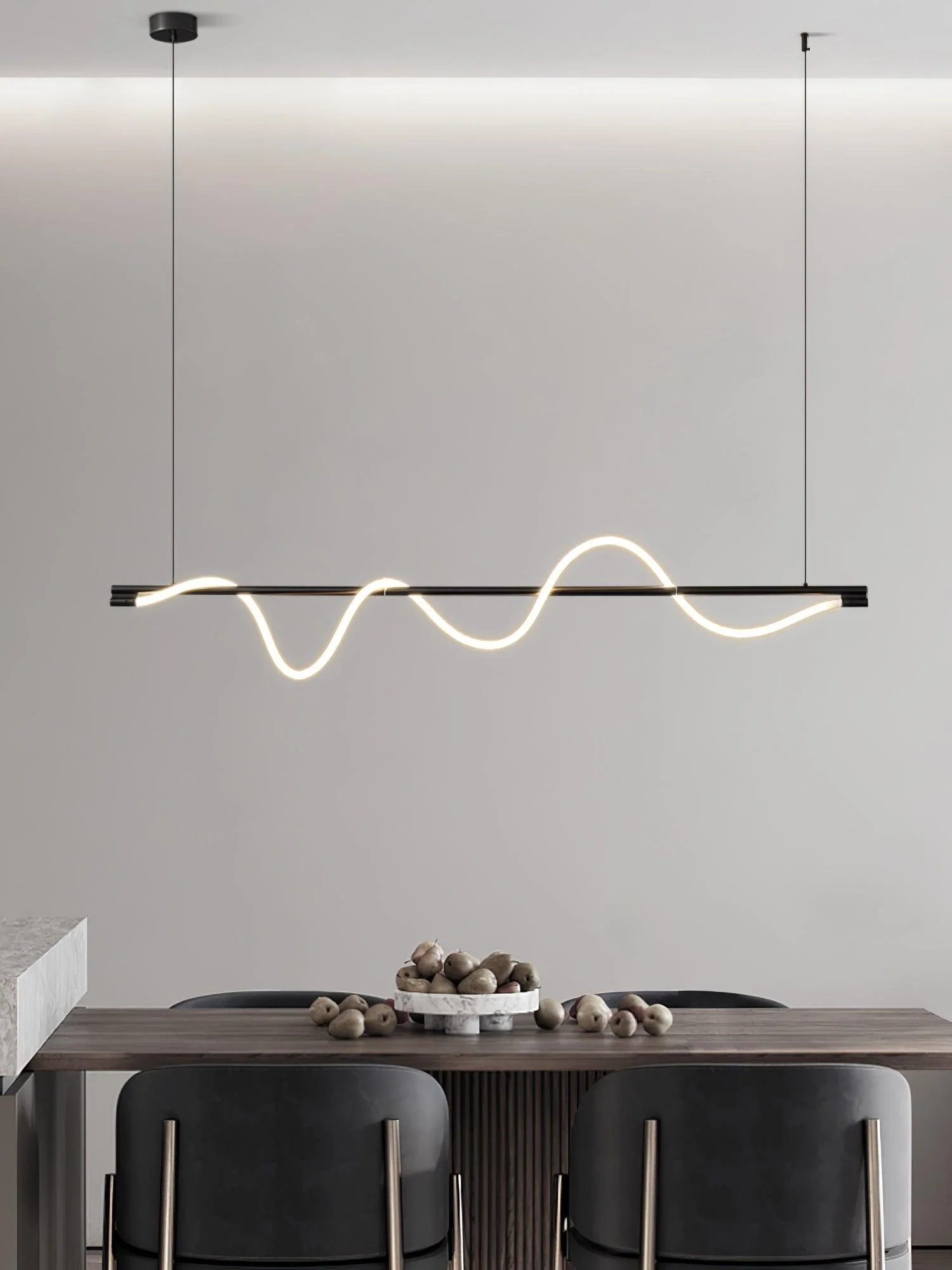 Pulse Minimalist Brass Pendant Lamp - Image 67