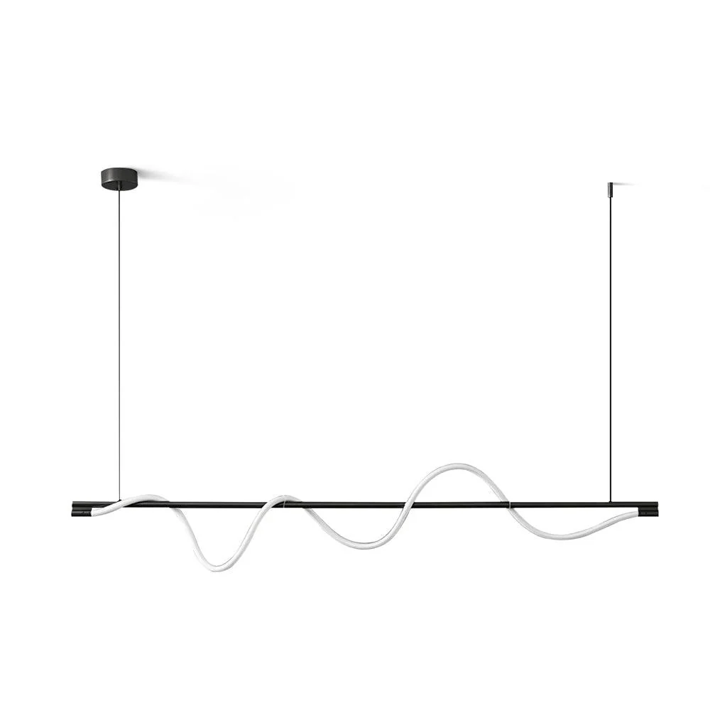 Pulse Minimalist Brass Pendant Lamp - Image 7