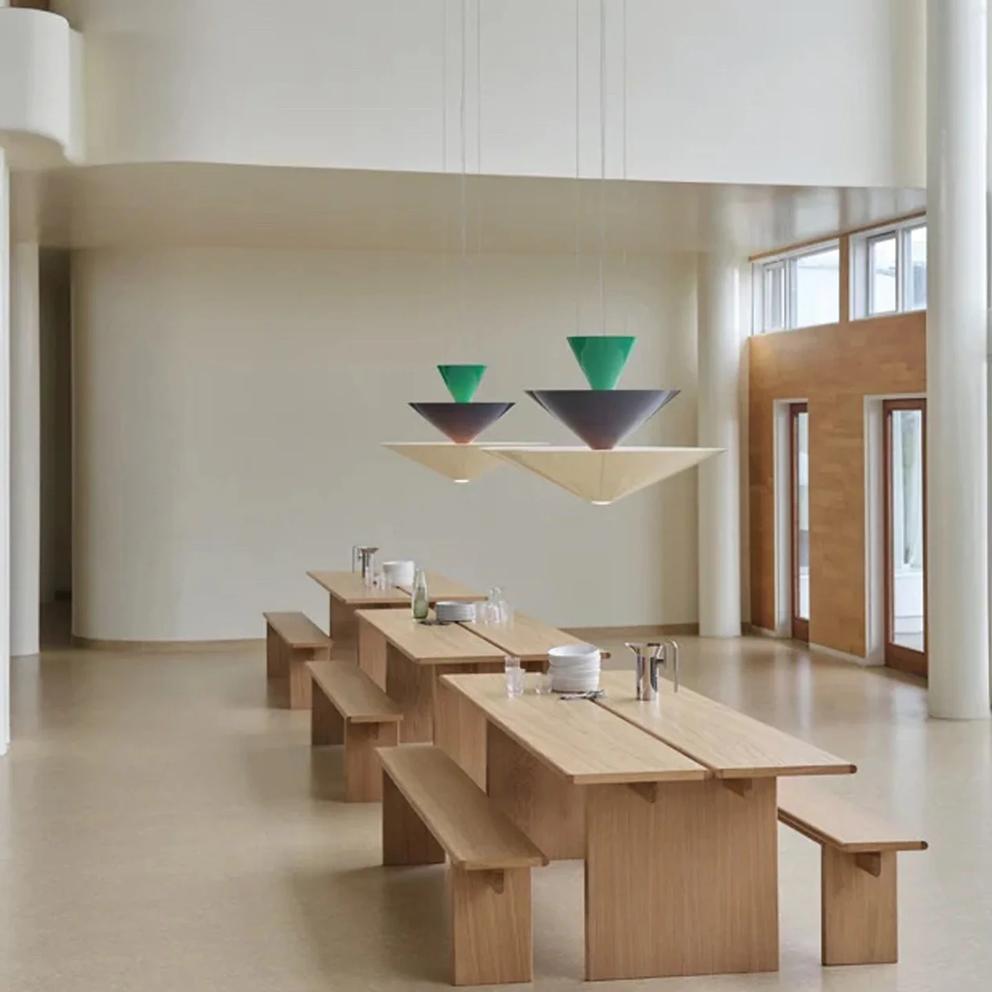 Pyramia Tiered Color Block Pendant Light - Image 22