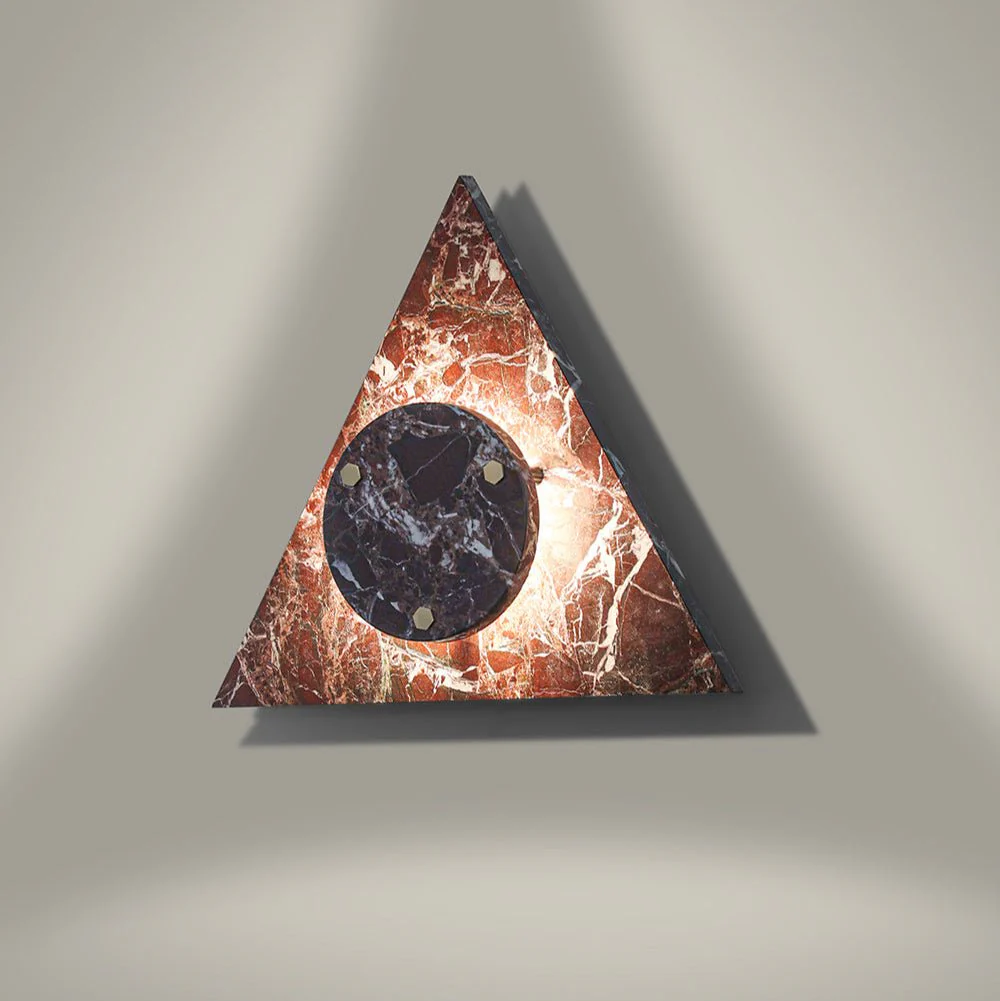 Pyramid Rustic Marble Wall Light - Image 24