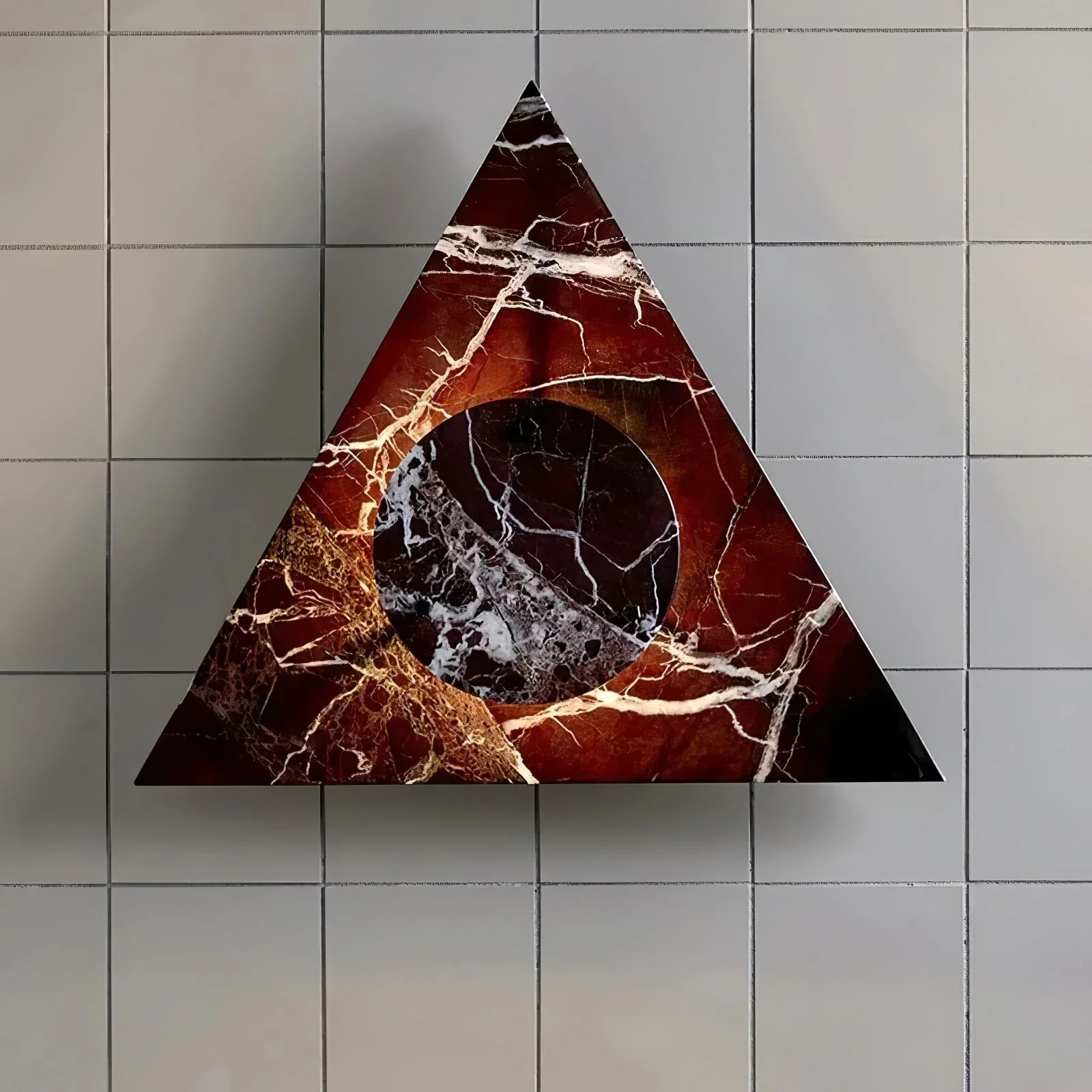 Pyramid Rustic Marble Wall Light - Image 31
