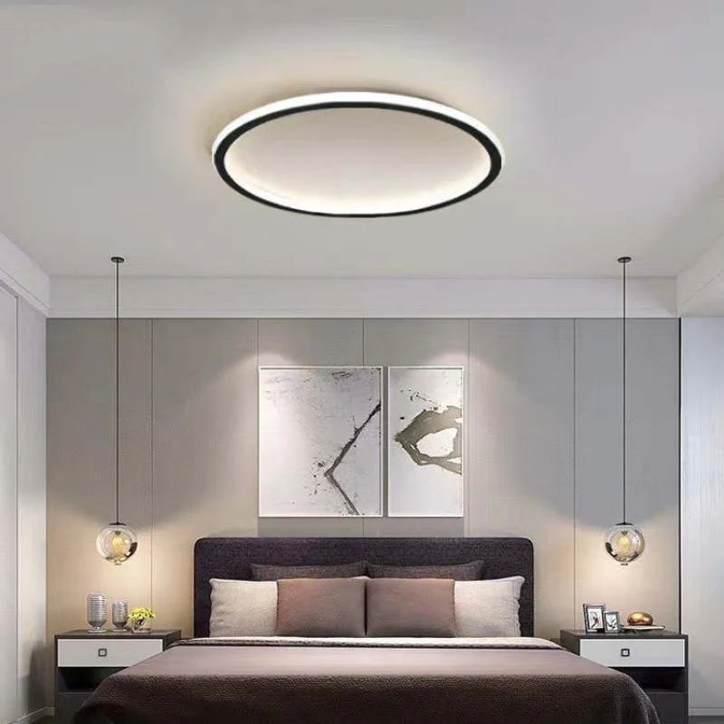 Quasso Flush Mount Ceiling Light Modern LED Round - Image 4